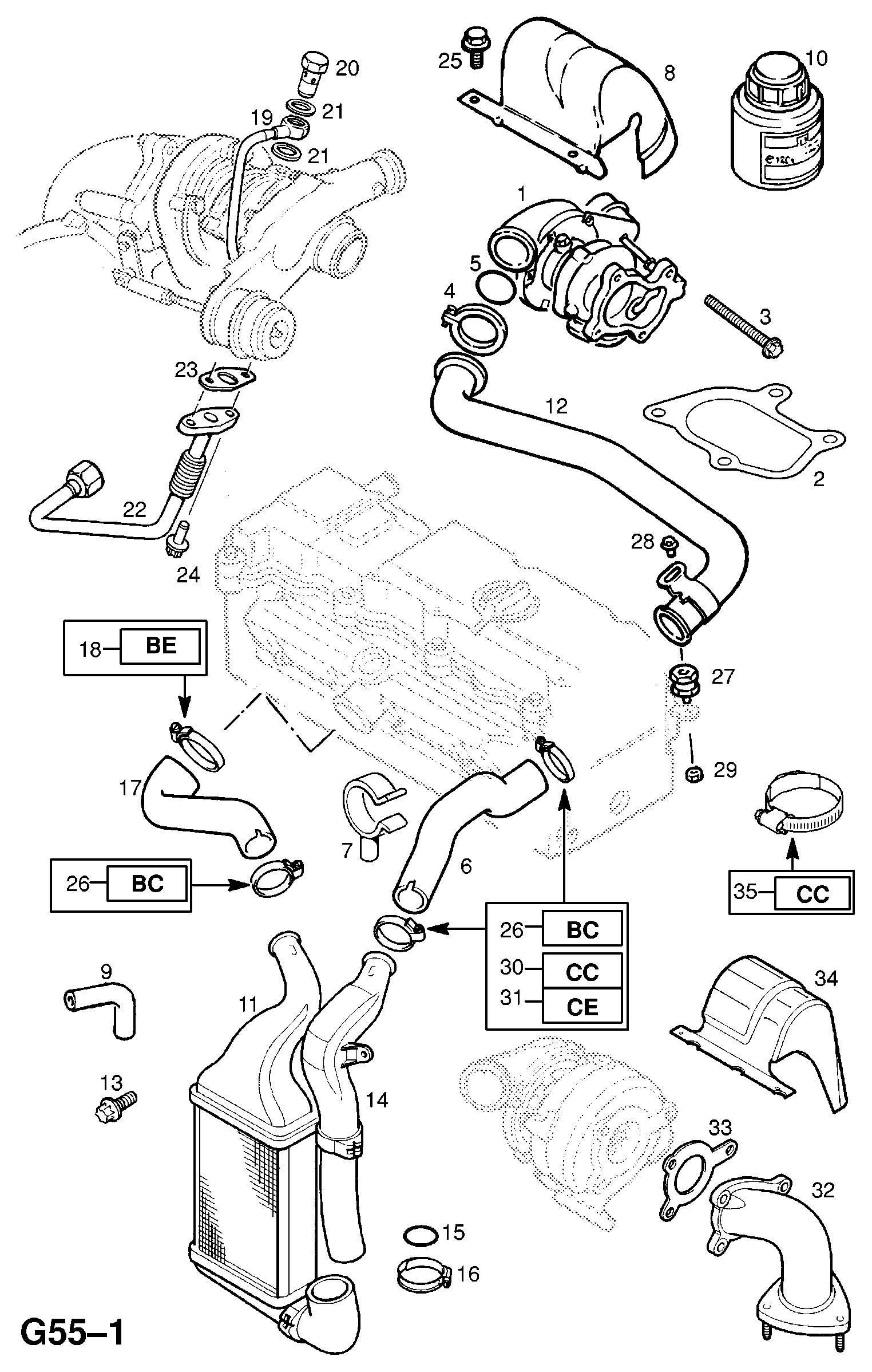 GM 860046 - Ansamblu miez turbo allinparts.ro