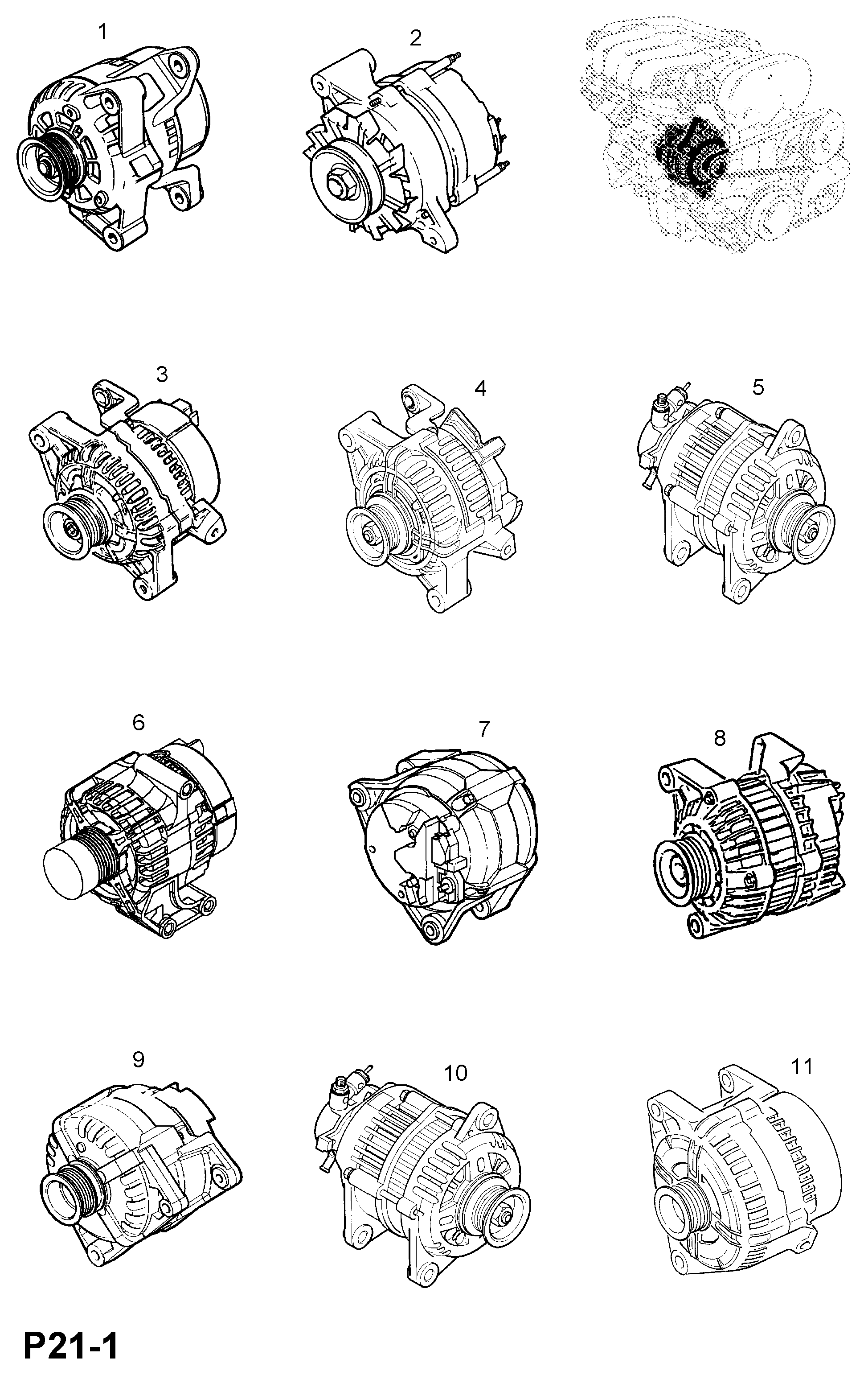 PSA 62 04 141 - Generator / Alternator allinparts.ro