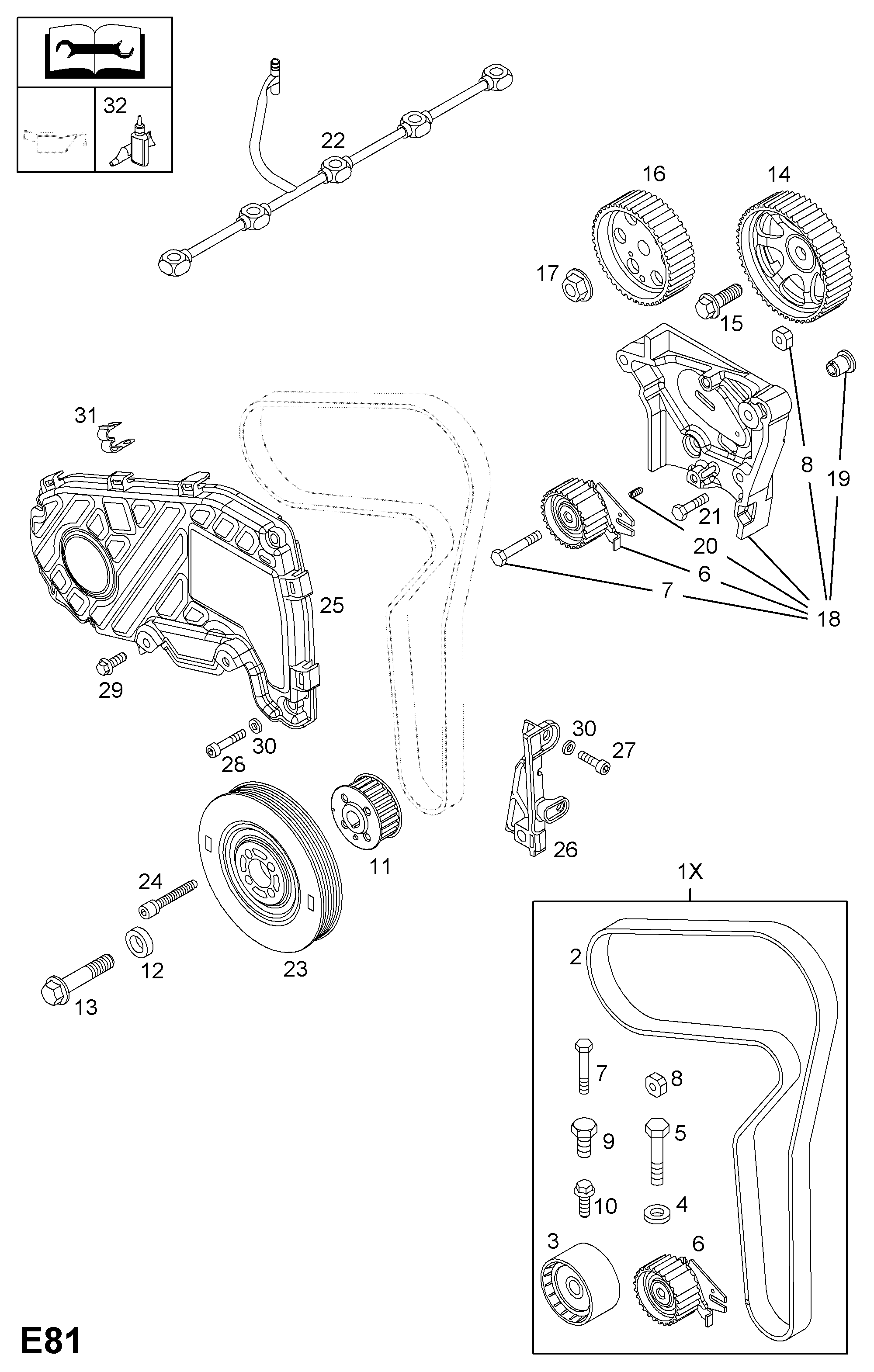 PSA 56 36 343 - Curea de distributie allinparts.ro