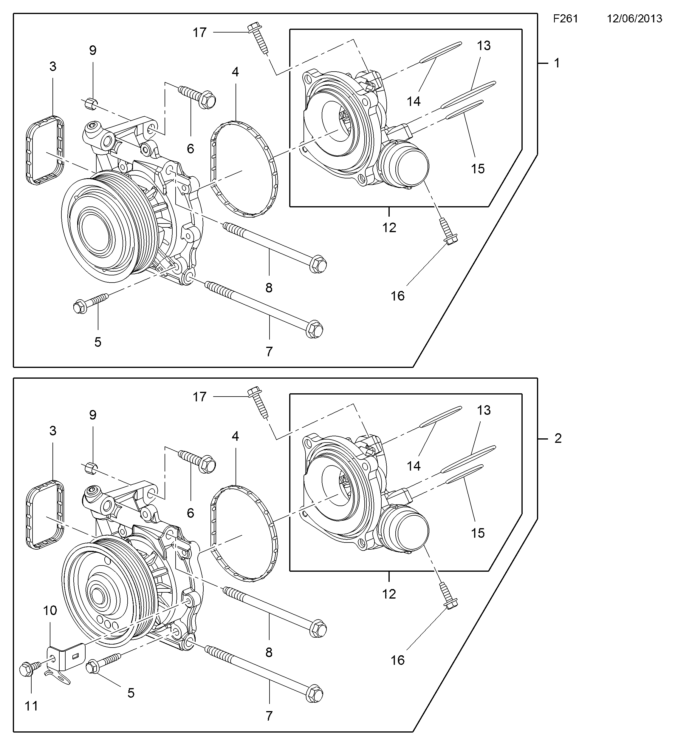 PSA 1334244 - Pompa apa allinparts.ro