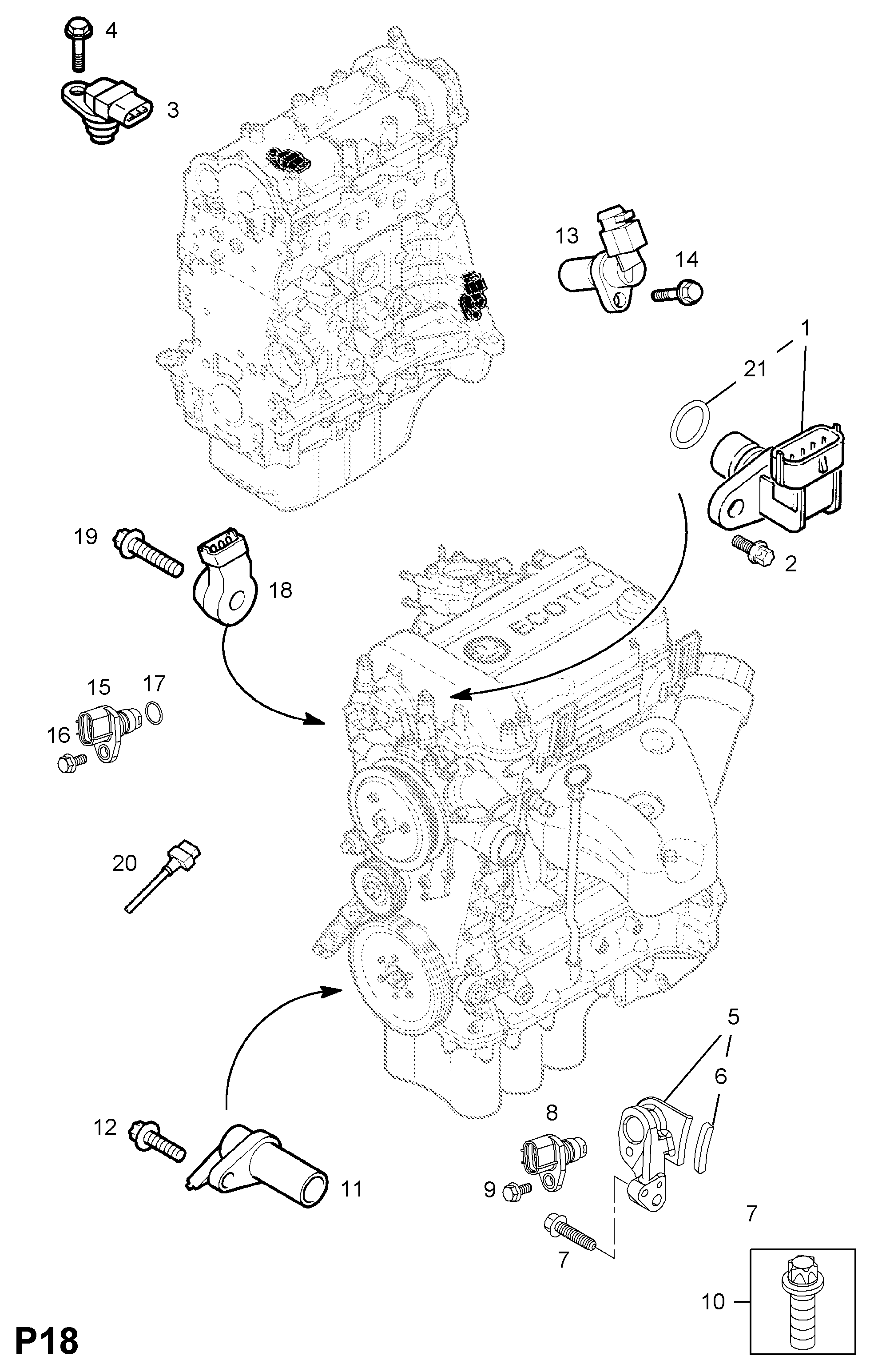 GM 6238109 - Senzor impulsuri, arbore cotit allinparts.ro