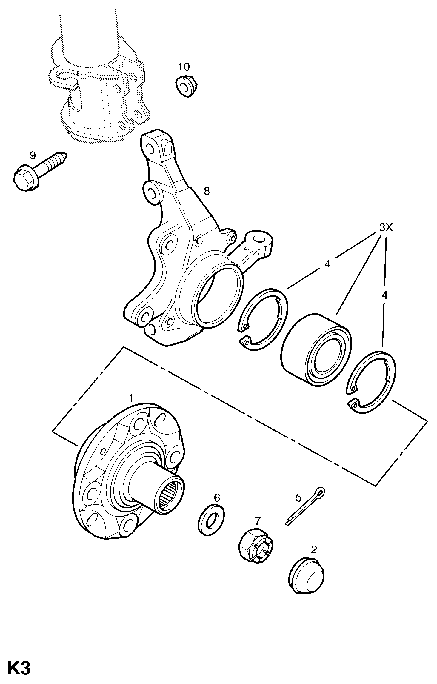 PSA 16 03 191 - Set rulment roata allinparts.ro