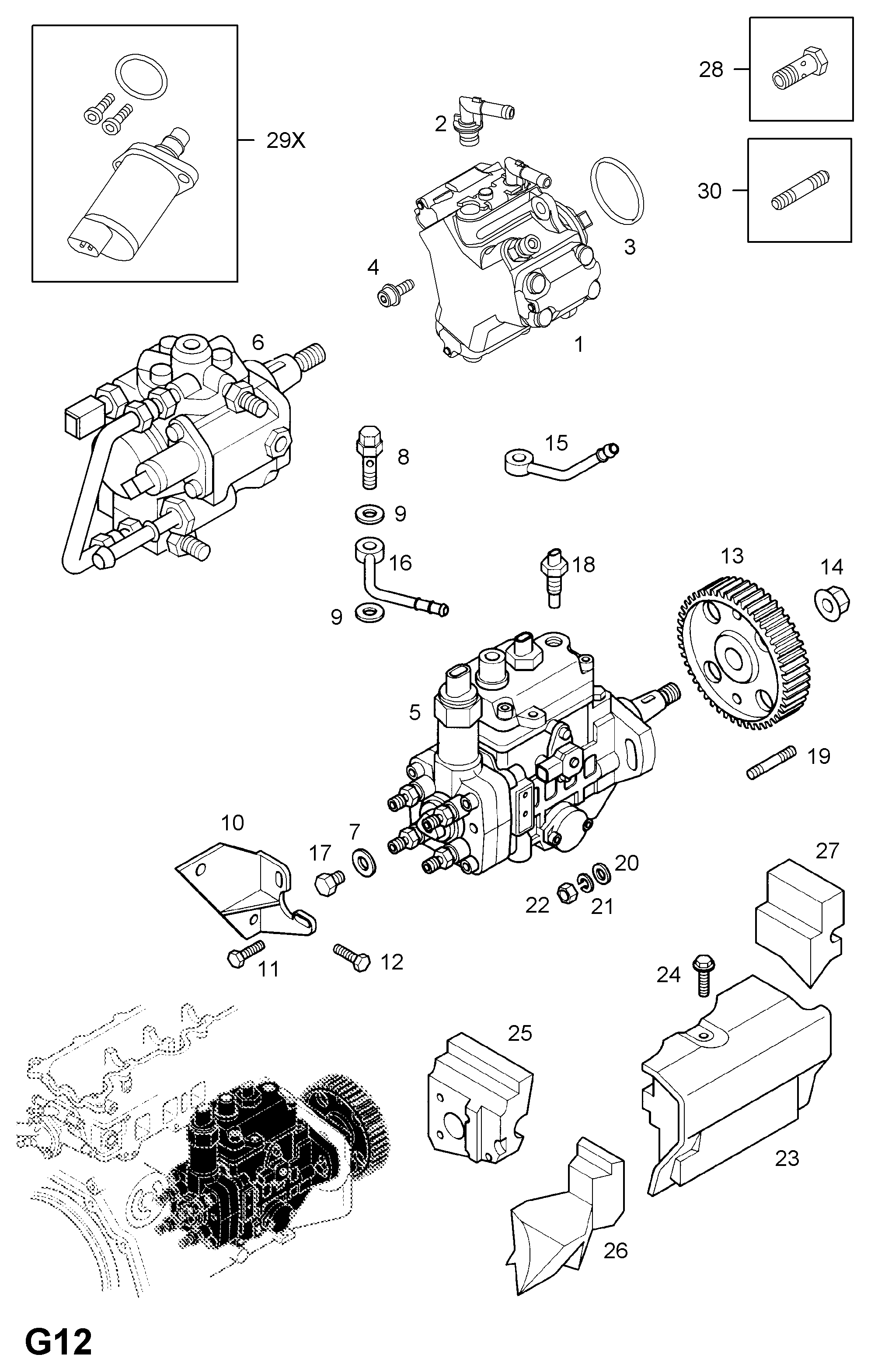 PSA 58 19 063 - Pompa de inalta presiune allinparts.ro