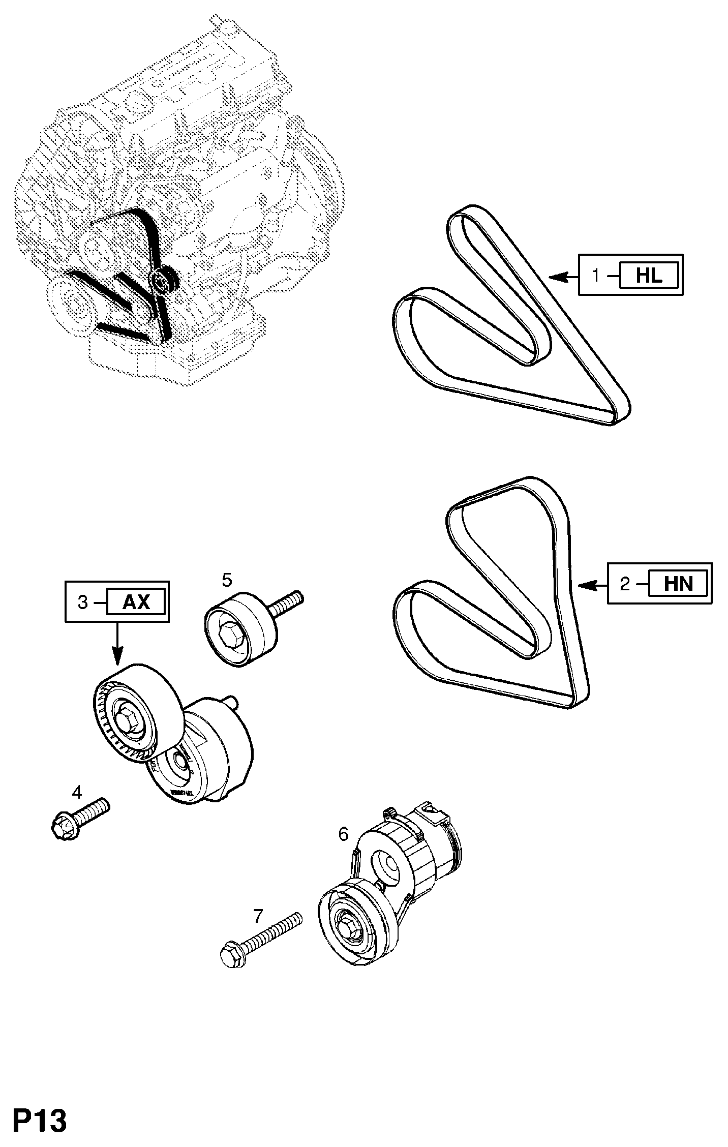 PSA 6340615 - Curea transmisie cu caneluri allinparts.ro