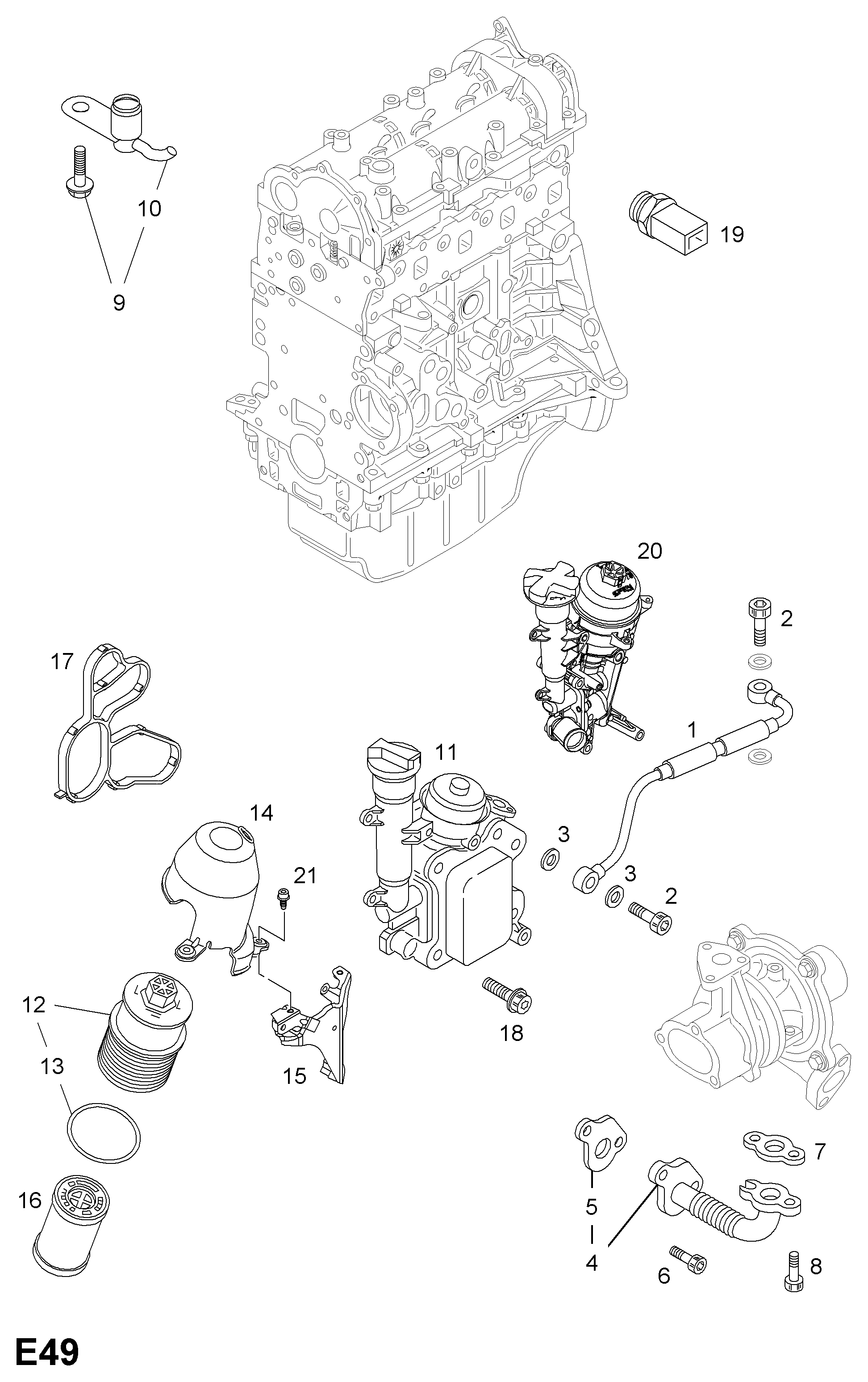 FCA 5650505 - Capac, carcasa filtru ulei allinparts.ro