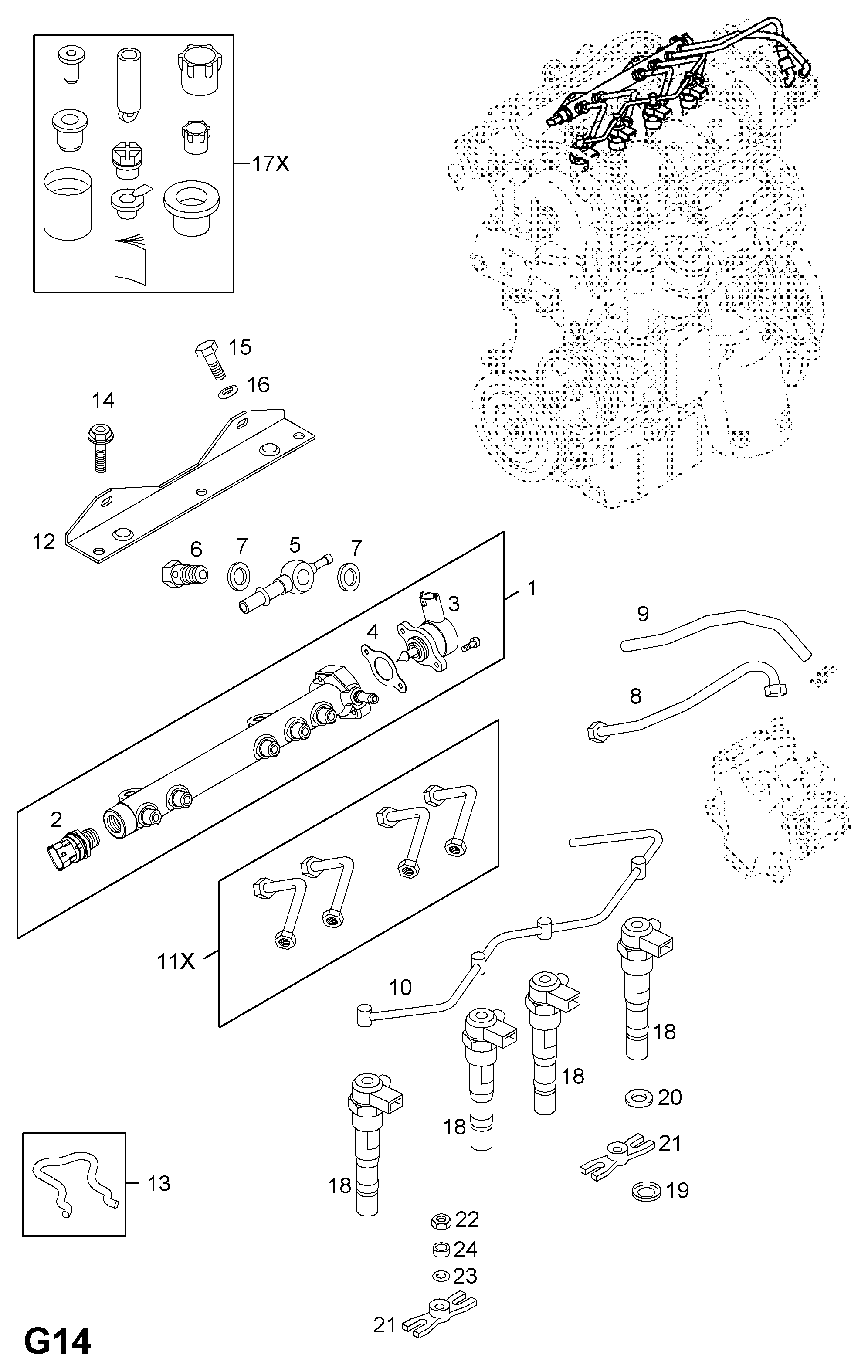 PSA 8 17 329 - Senzor,presiune supraalimentare allinparts.ro