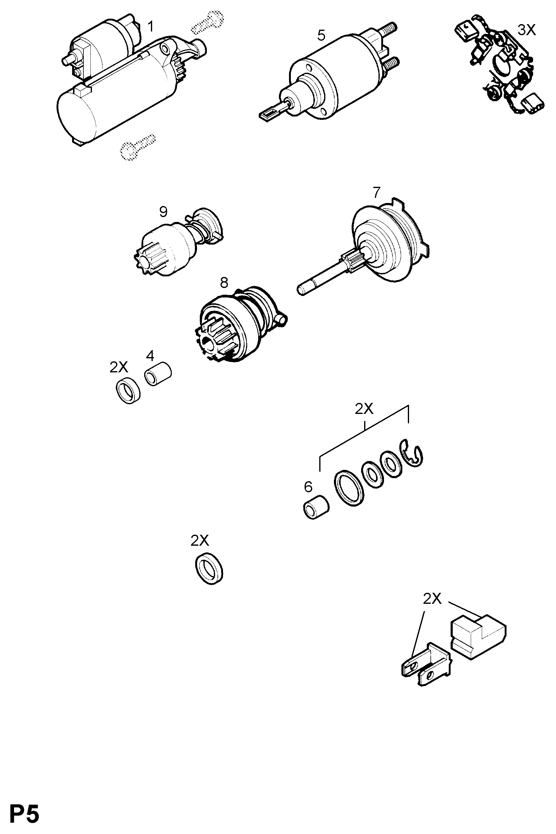 PSA 62 02 071 - Starter allinparts.ro