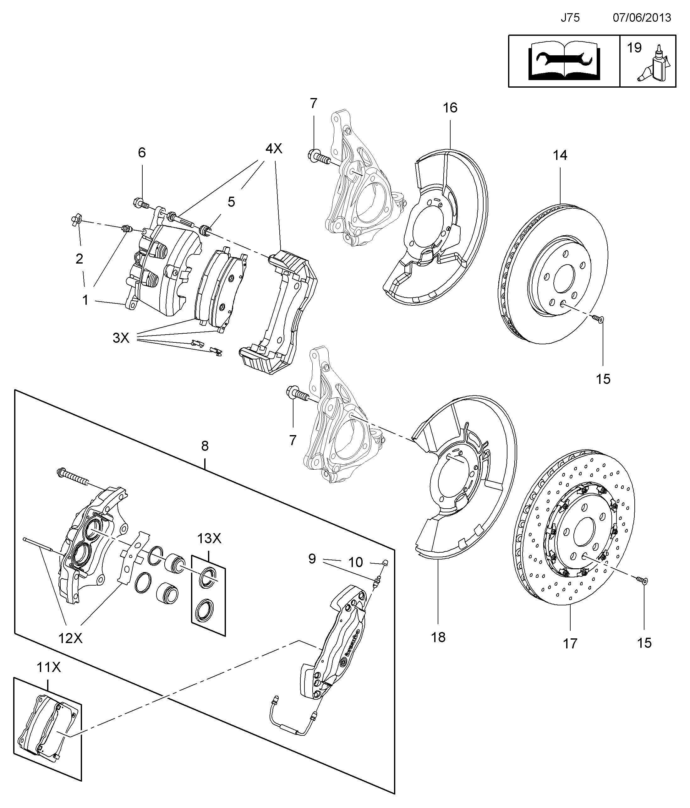 SAAB 16 05 202 - Set placute frana,frana disc allinparts.ro