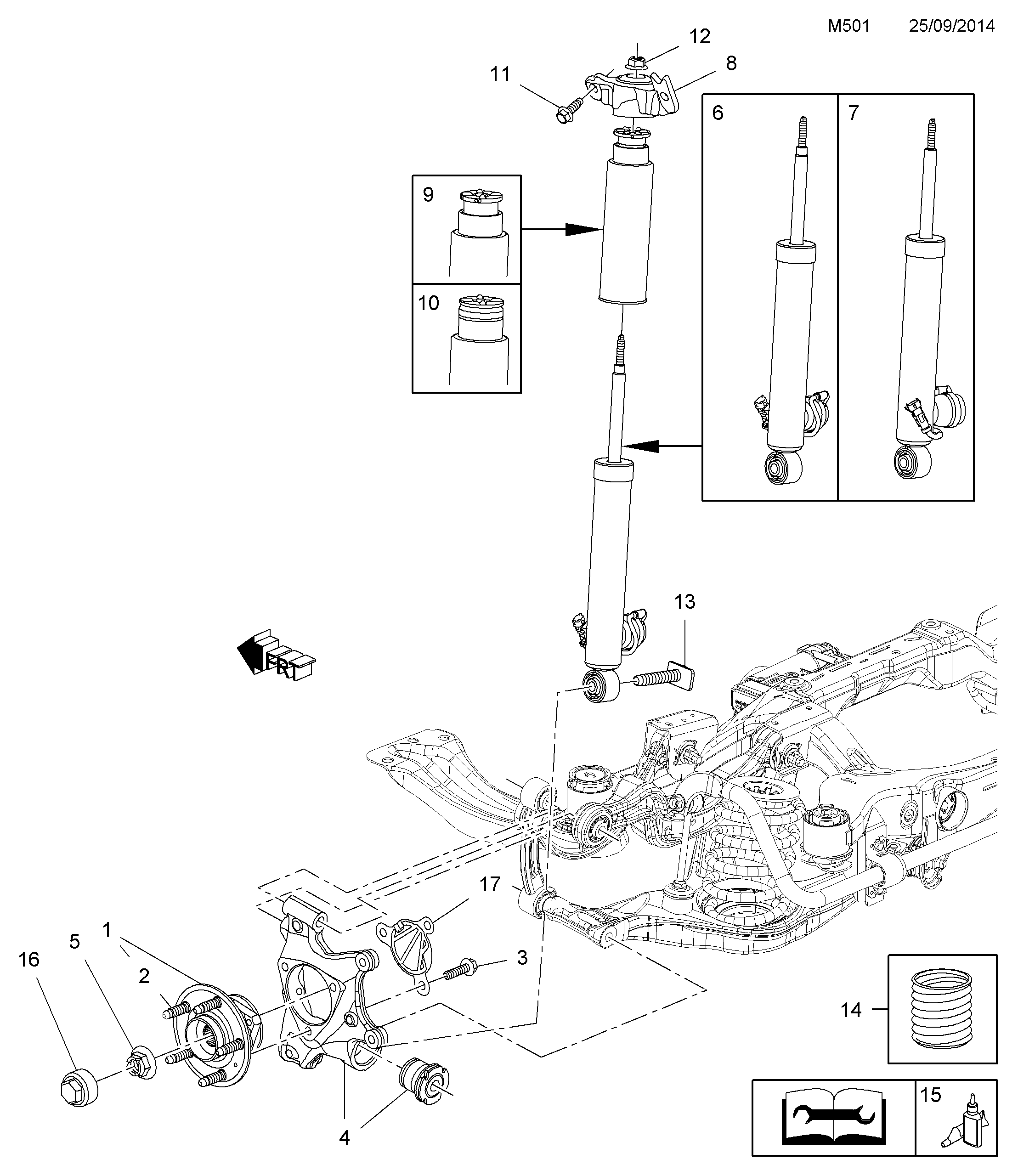 PSA 436635 - Amortizor allinparts.ro