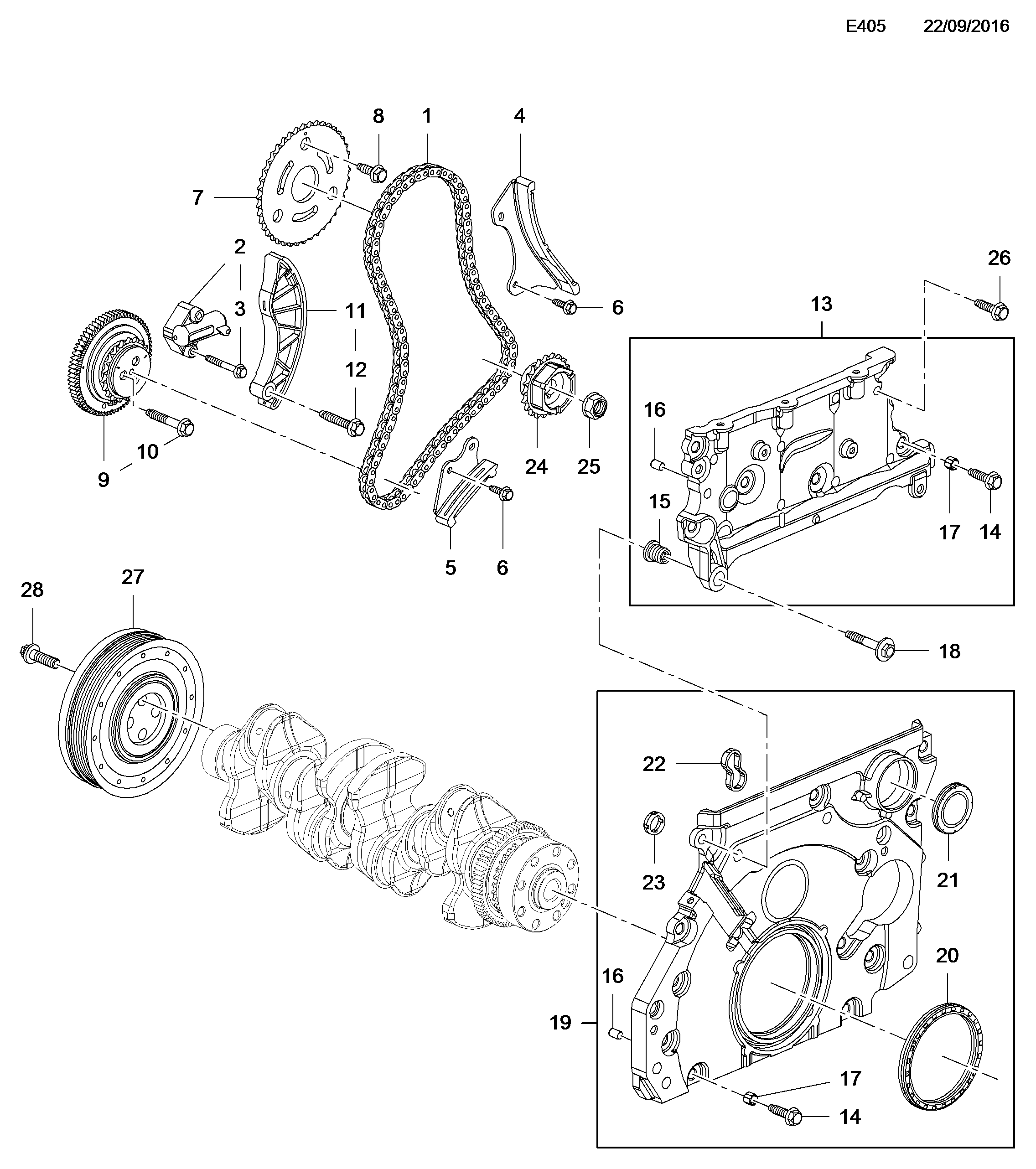 GM 55495936 - Lant distributie allinparts.ro