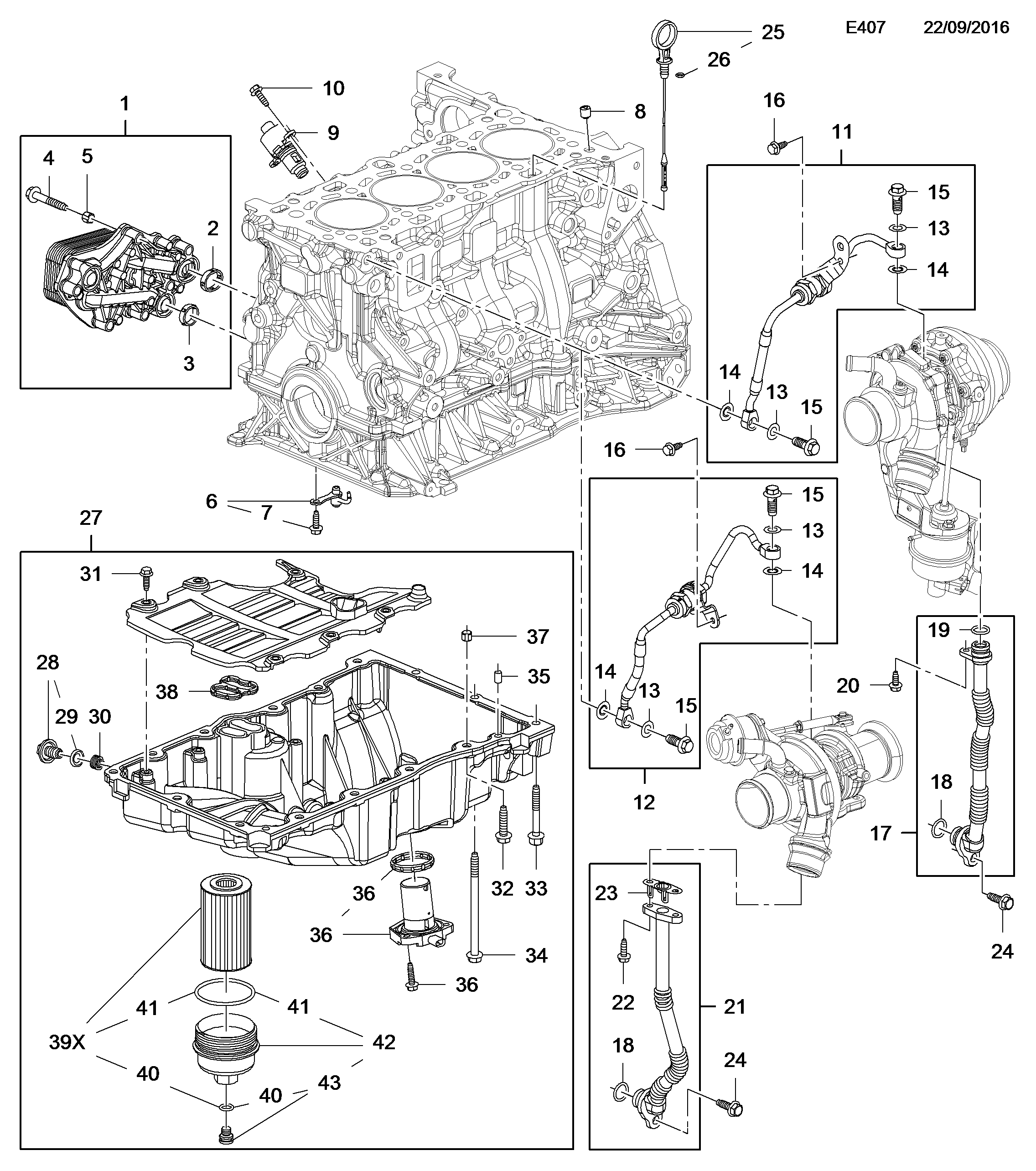 PSA 650163 - Filtru ulei allinparts.ro