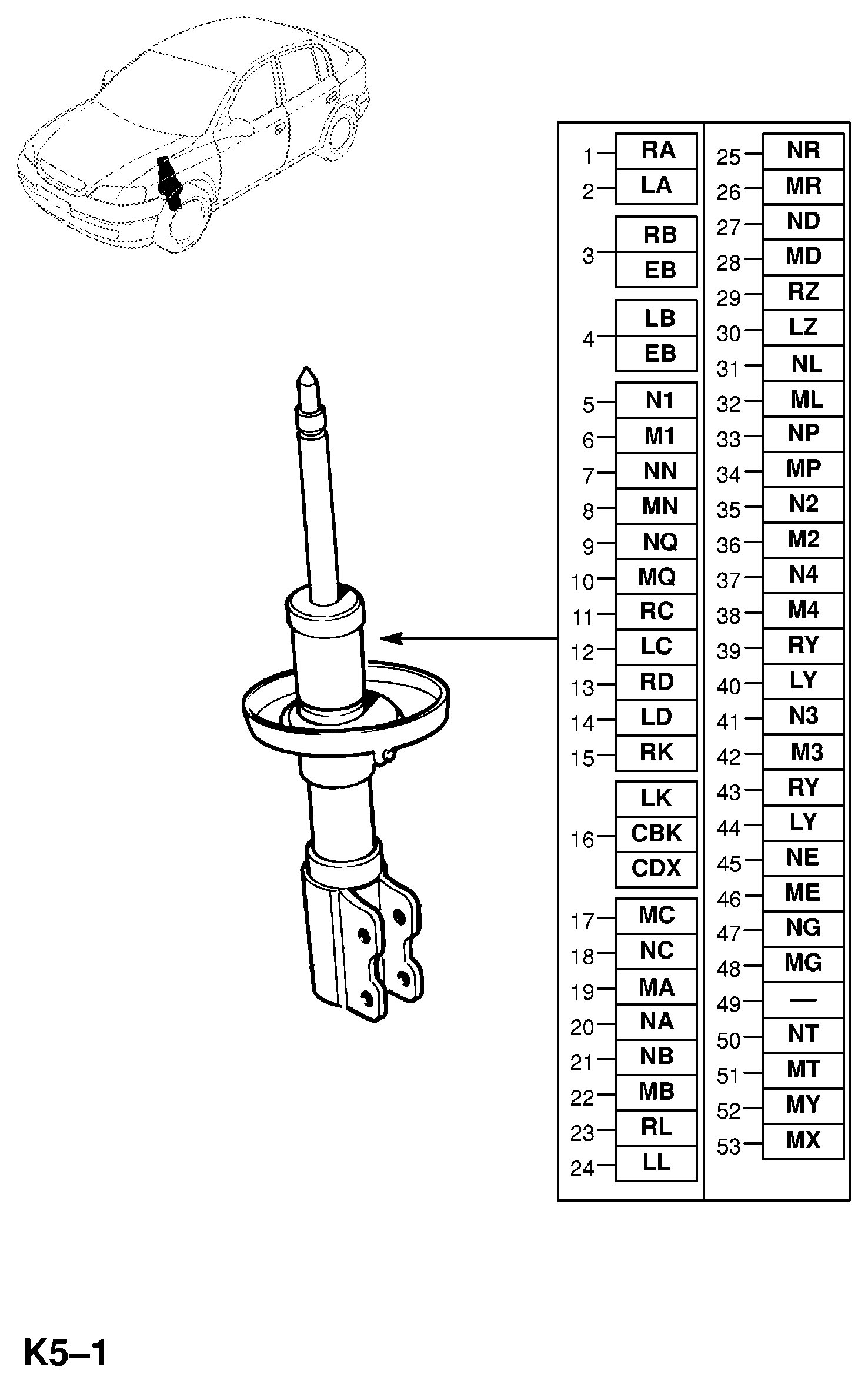 PSA 3 44 054 - Amortizor allinparts.ro
