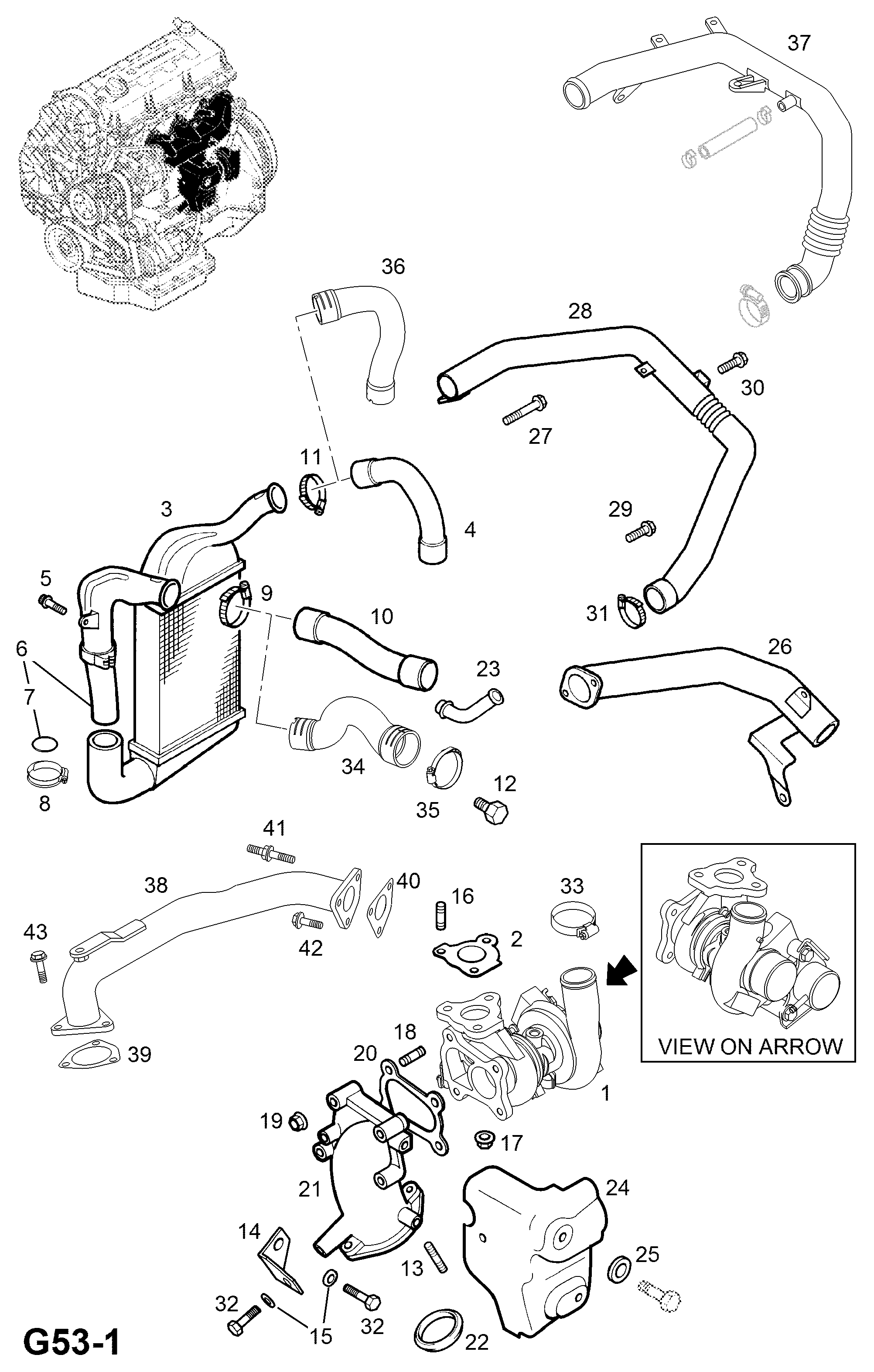 FORD 1302601 - Furtun frana allinparts.ro