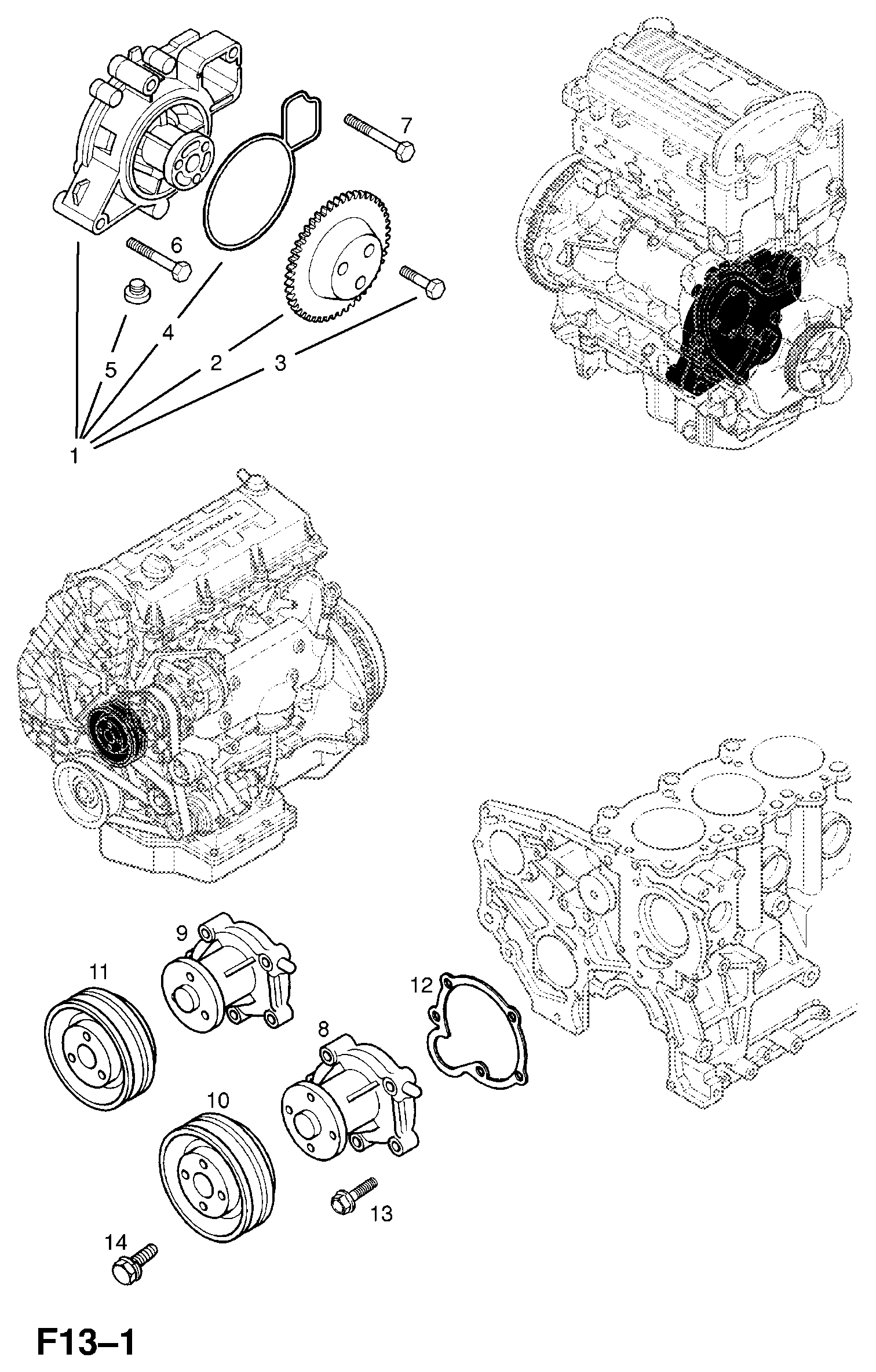 PSA 1334650 - Pompa apa allinparts.ro