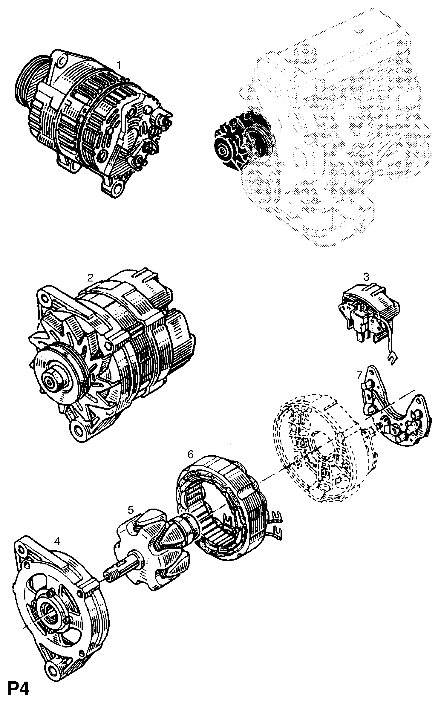 PSA 4403248 - Generator / Alternator allinparts.ro