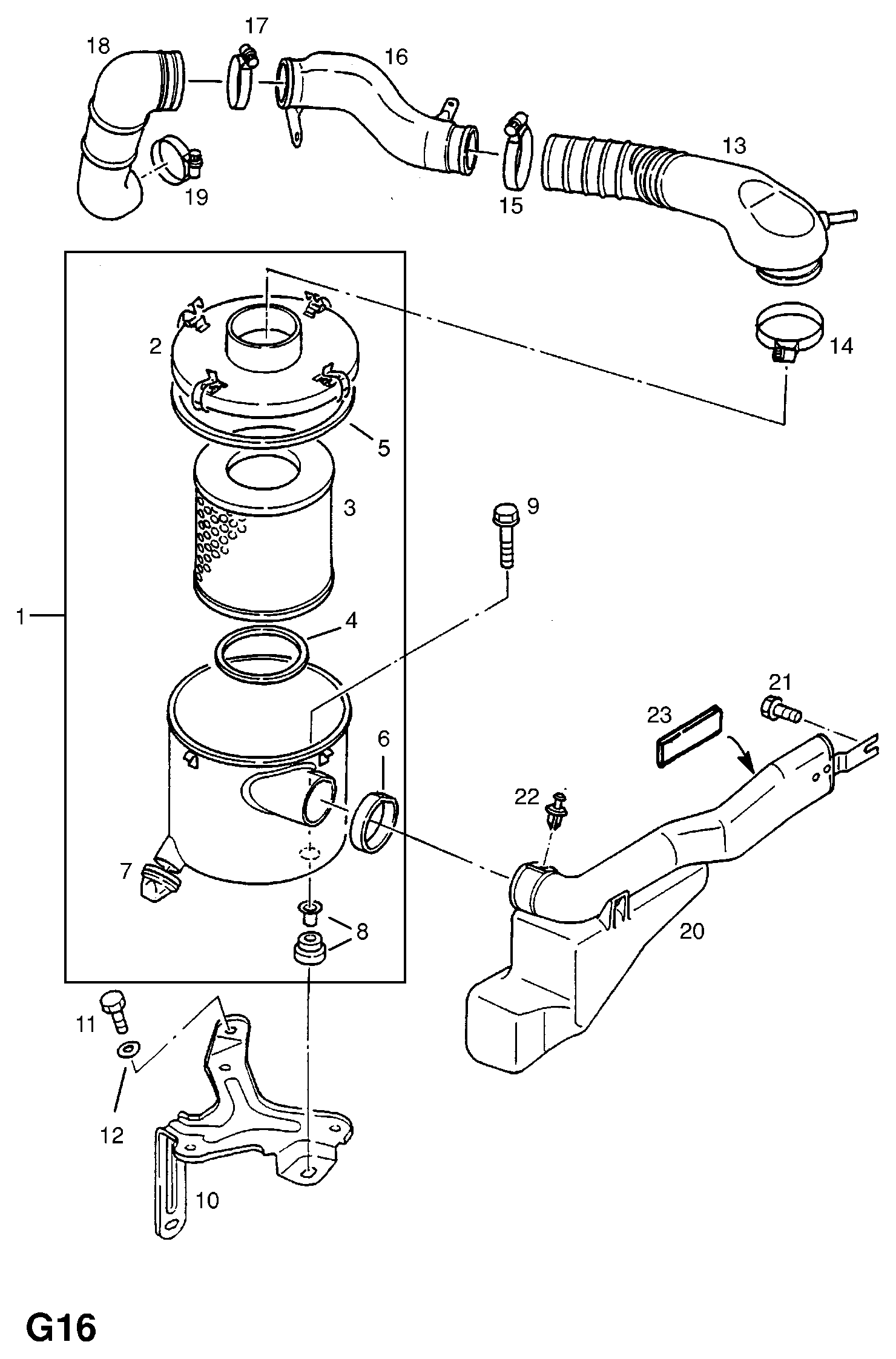 PSA 834806 - Filtru aer allinparts.ro