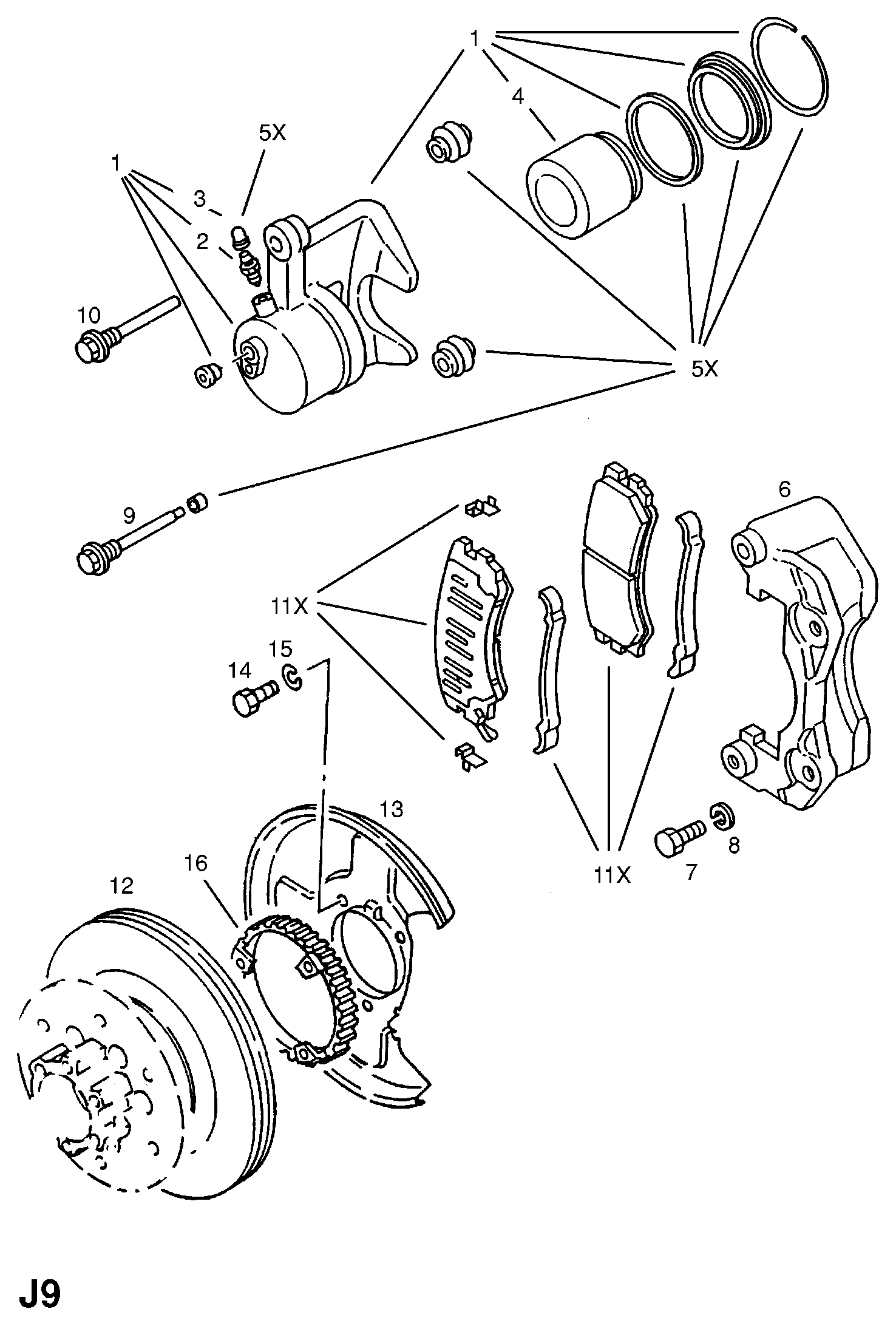 PSA 542248 - Etrier frana allinparts.ro