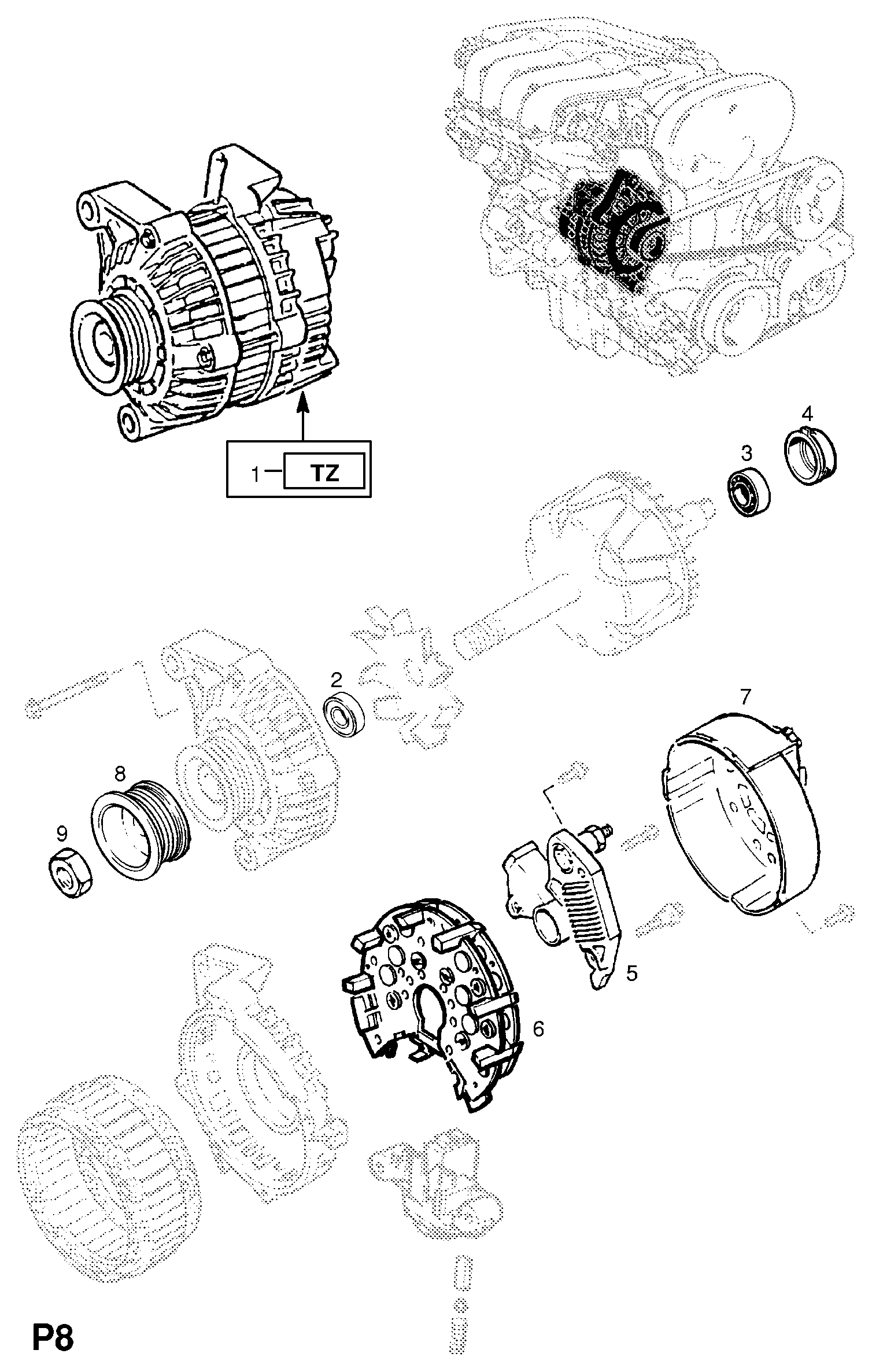 PSA 62 04 138 - Generator / Alternator allinparts.ro