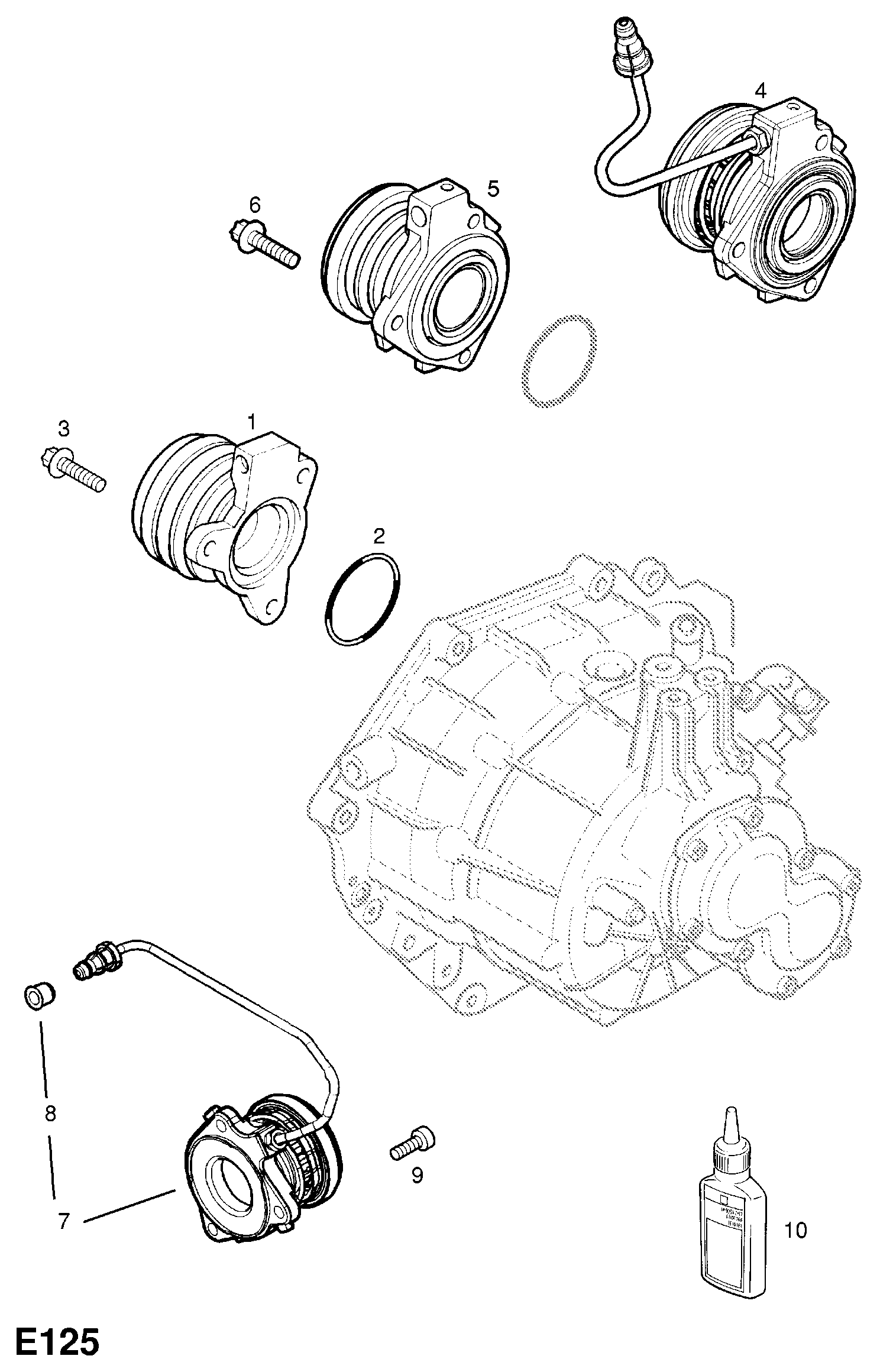 PSA 56 79 351 - Rulment de presiune, ambreiaj allinparts.ro