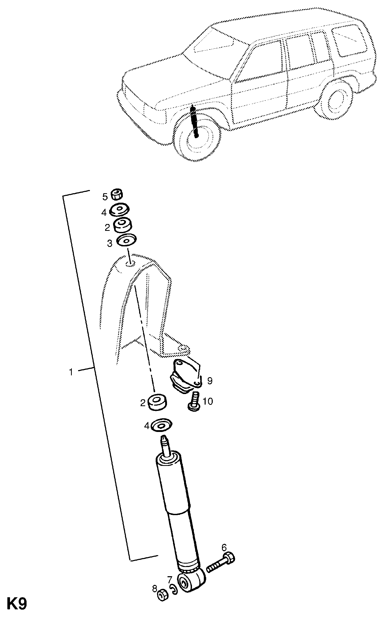 PSA 342 014 - Amortizor allinparts.ro