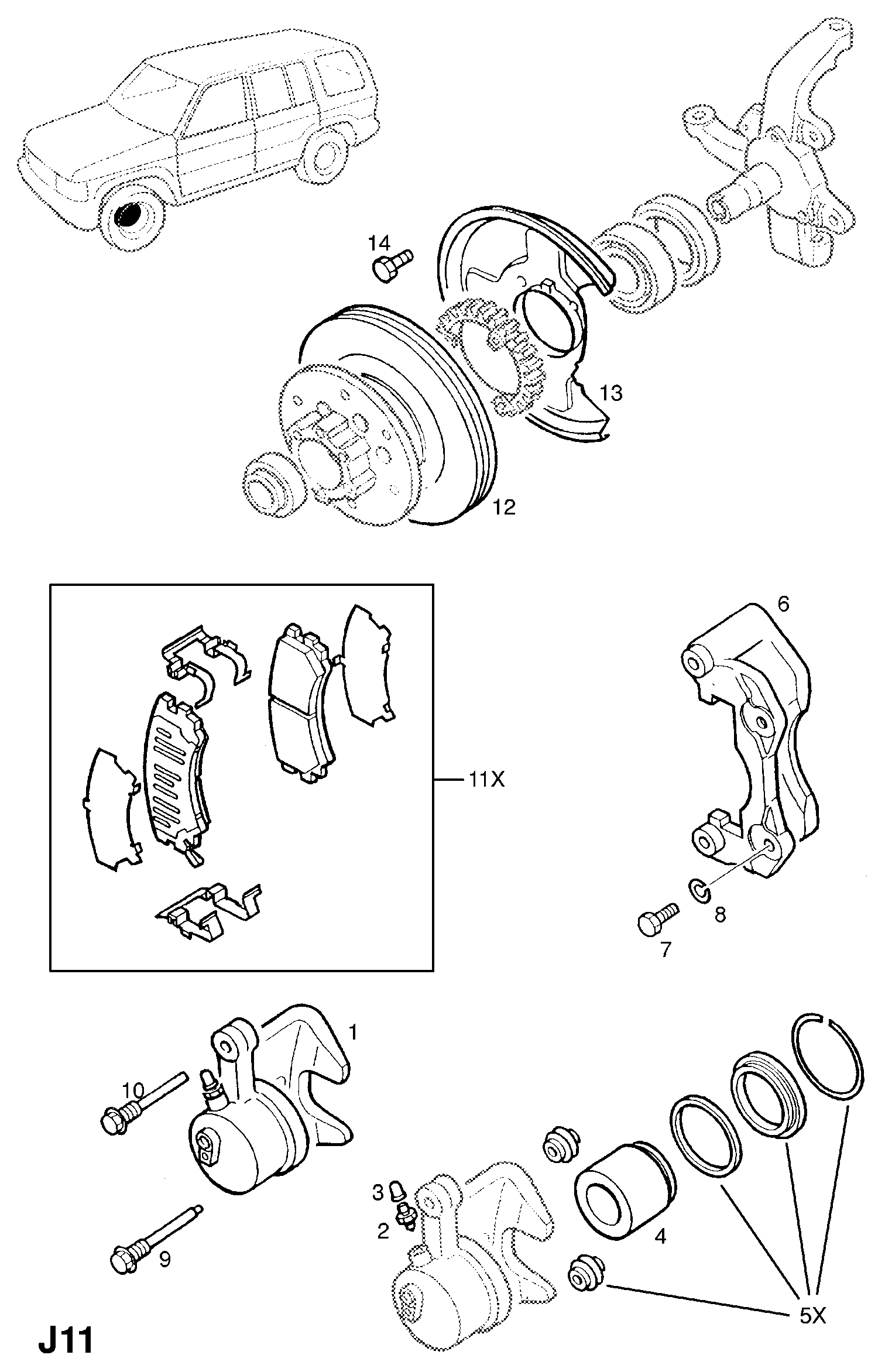 PSA 542107 - Etrier frana allinparts.ro