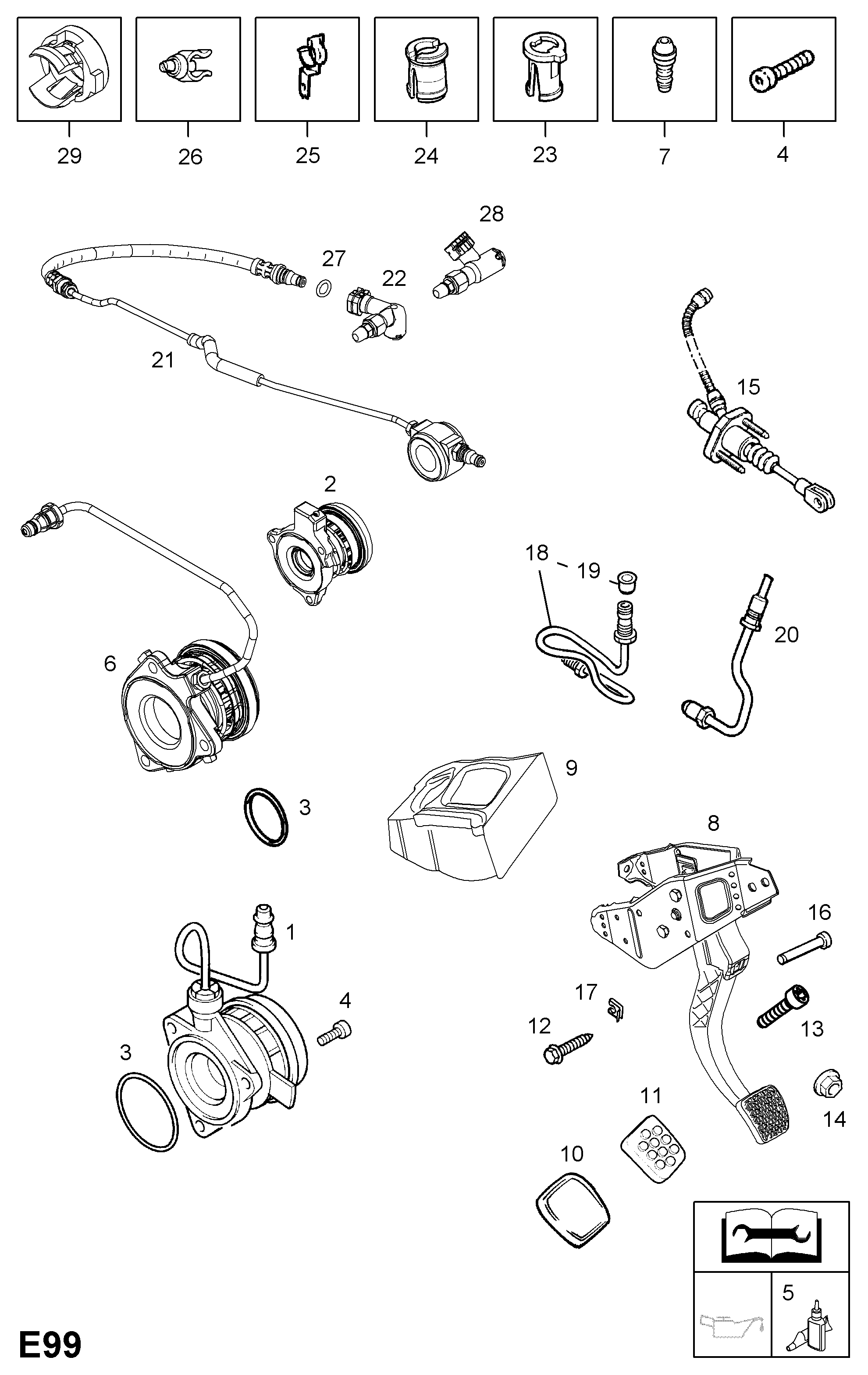 PSA 56 79 306 - Pompa centrala, ambreiaj allinparts.ro