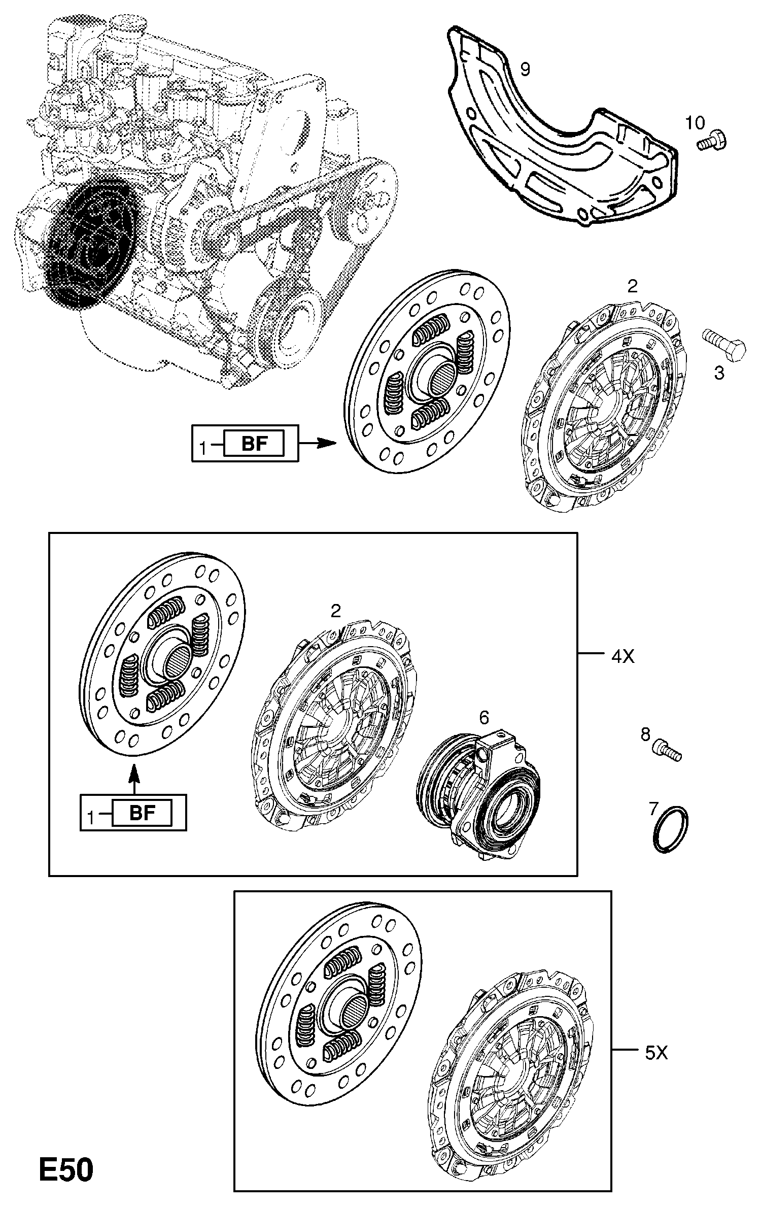 PSA 1606159 - Set ambreiaj allinparts.ro