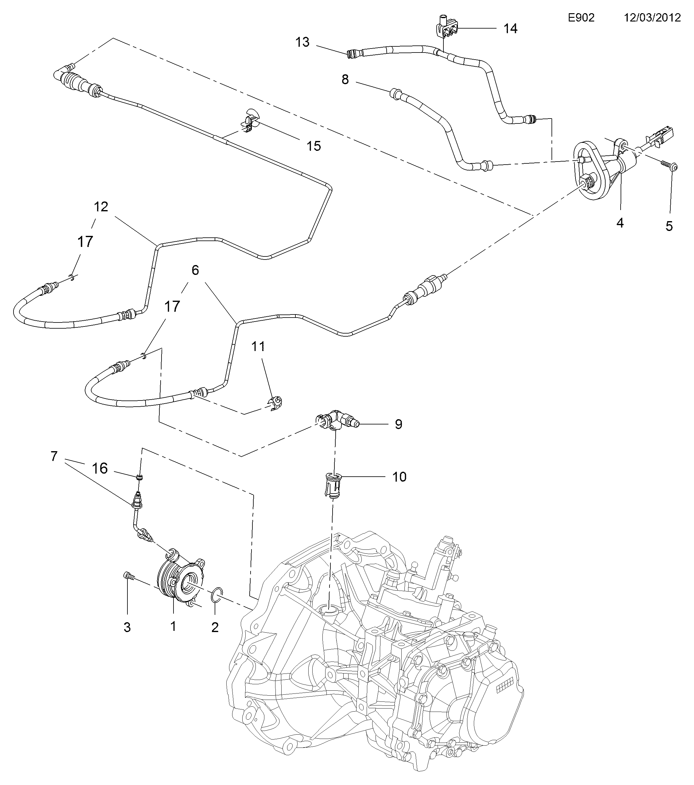 PSA 679067 - Rulment de presiune, ambreiaj allinparts.ro