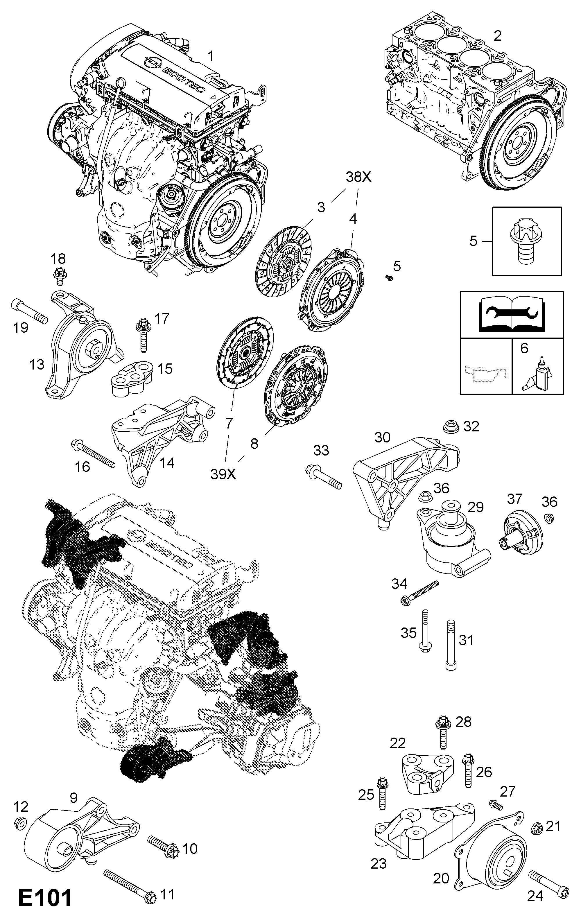 PSA 16 29 112 - Set ambreiaj allinparts.ro