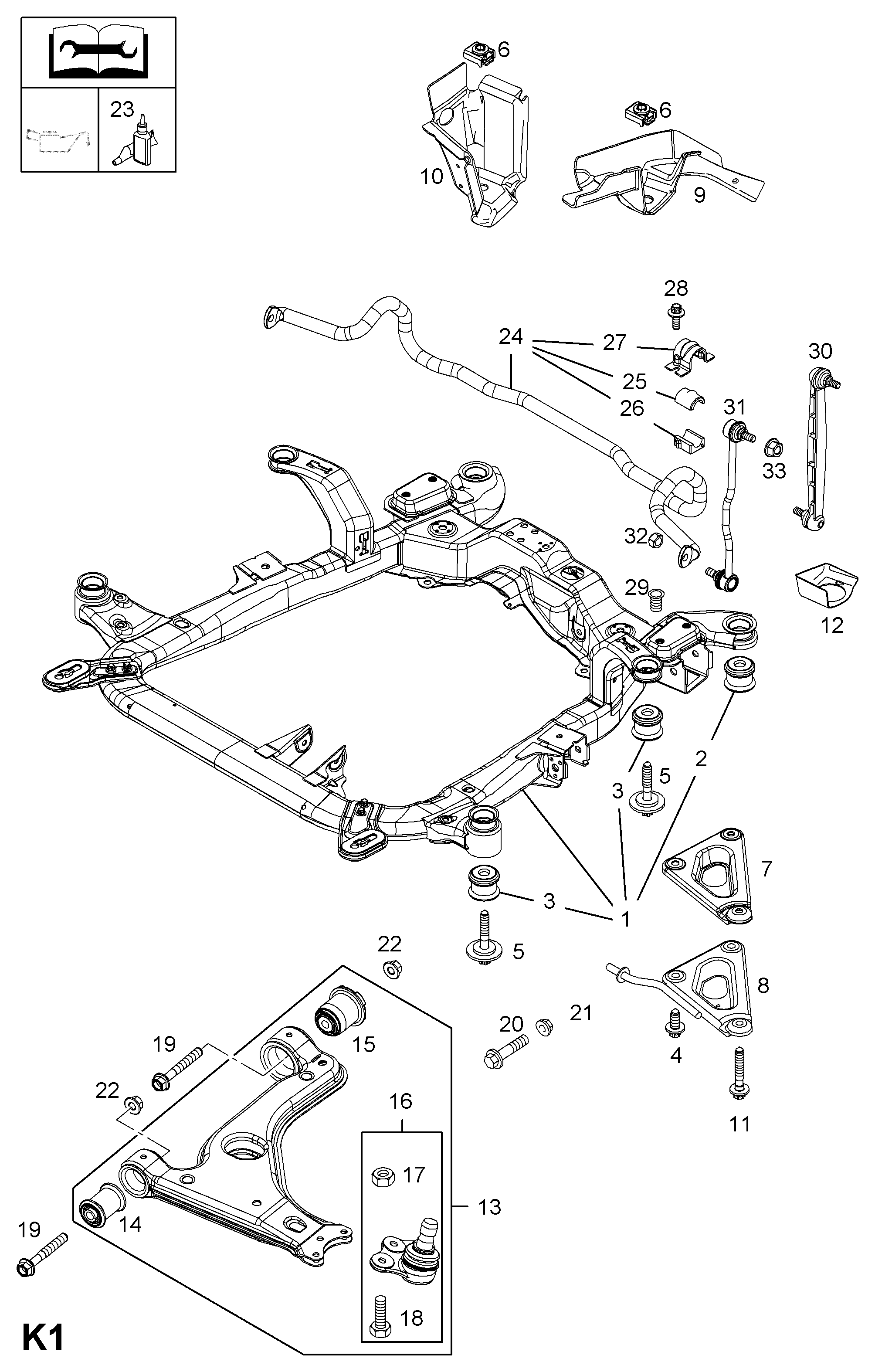 GM 352364 - Suport,trapez allinparts.ro
