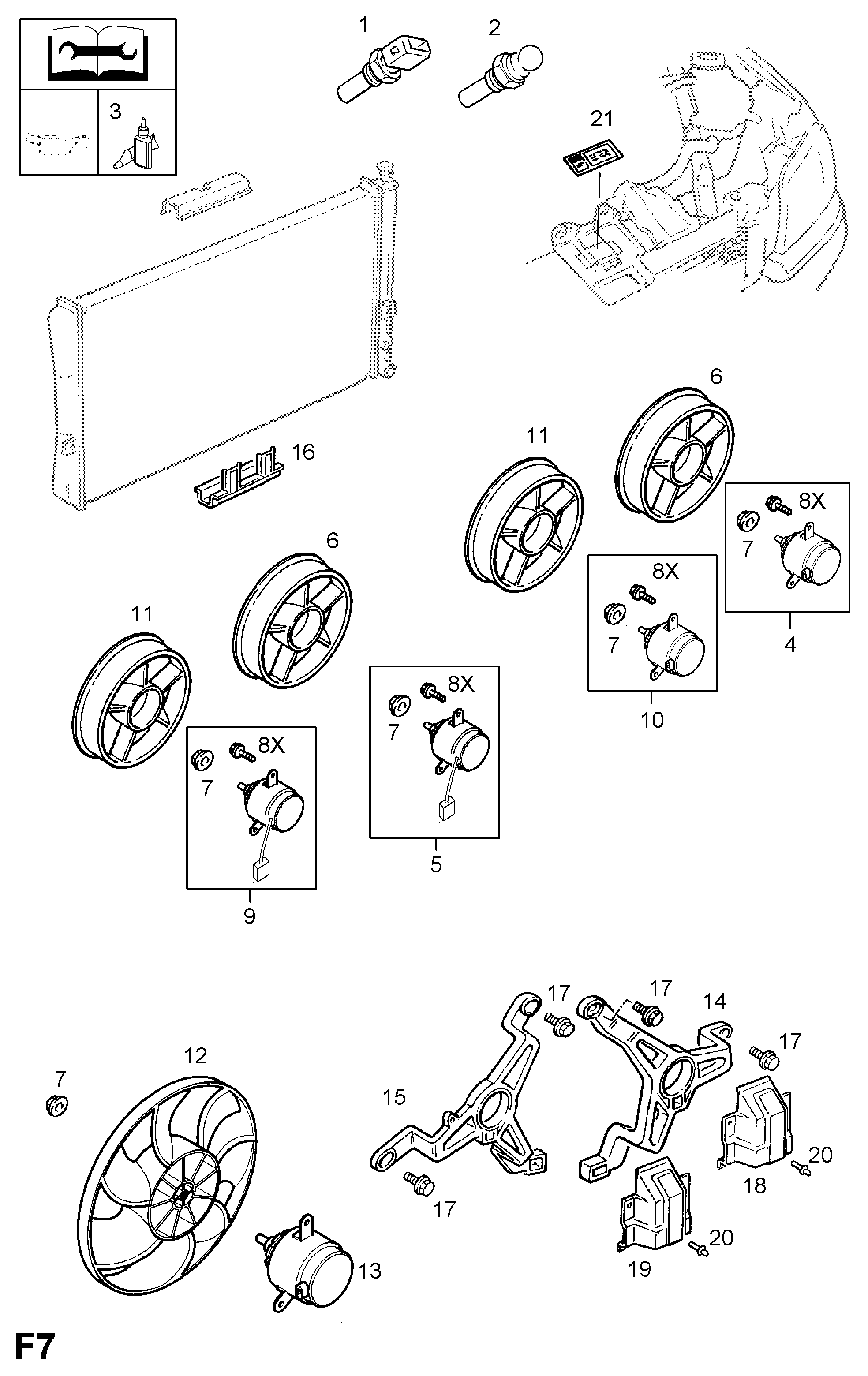 GM 1338458 - Senzor,temperatura lichid de racire allinparts.ro