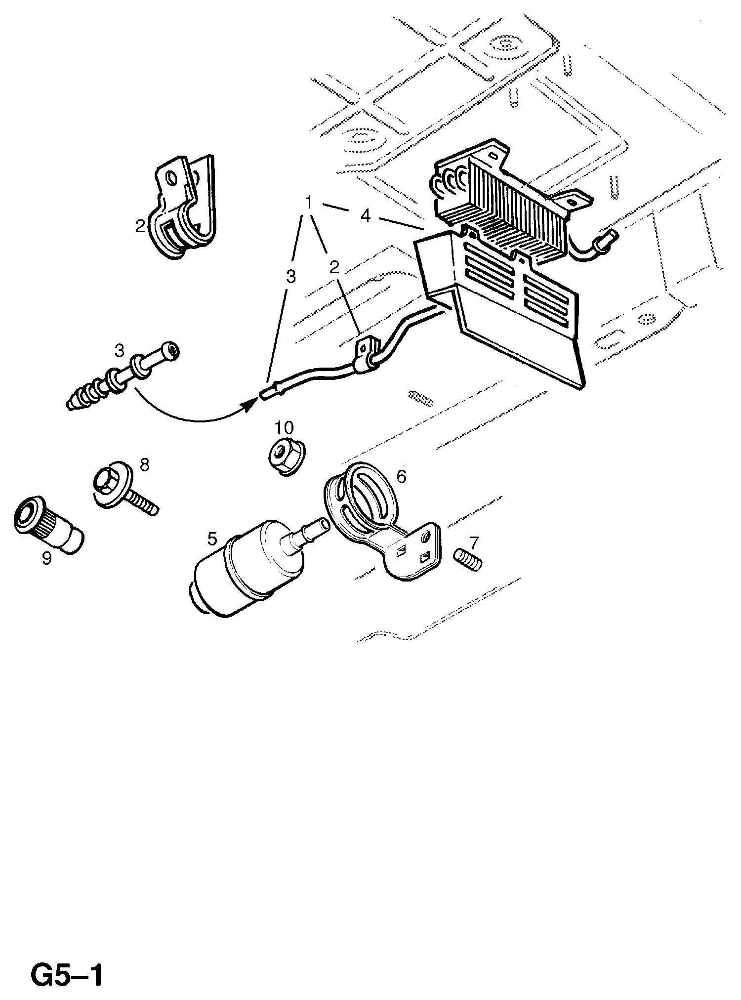 GM 5818509 - Filtru combustibil allinparts.ro