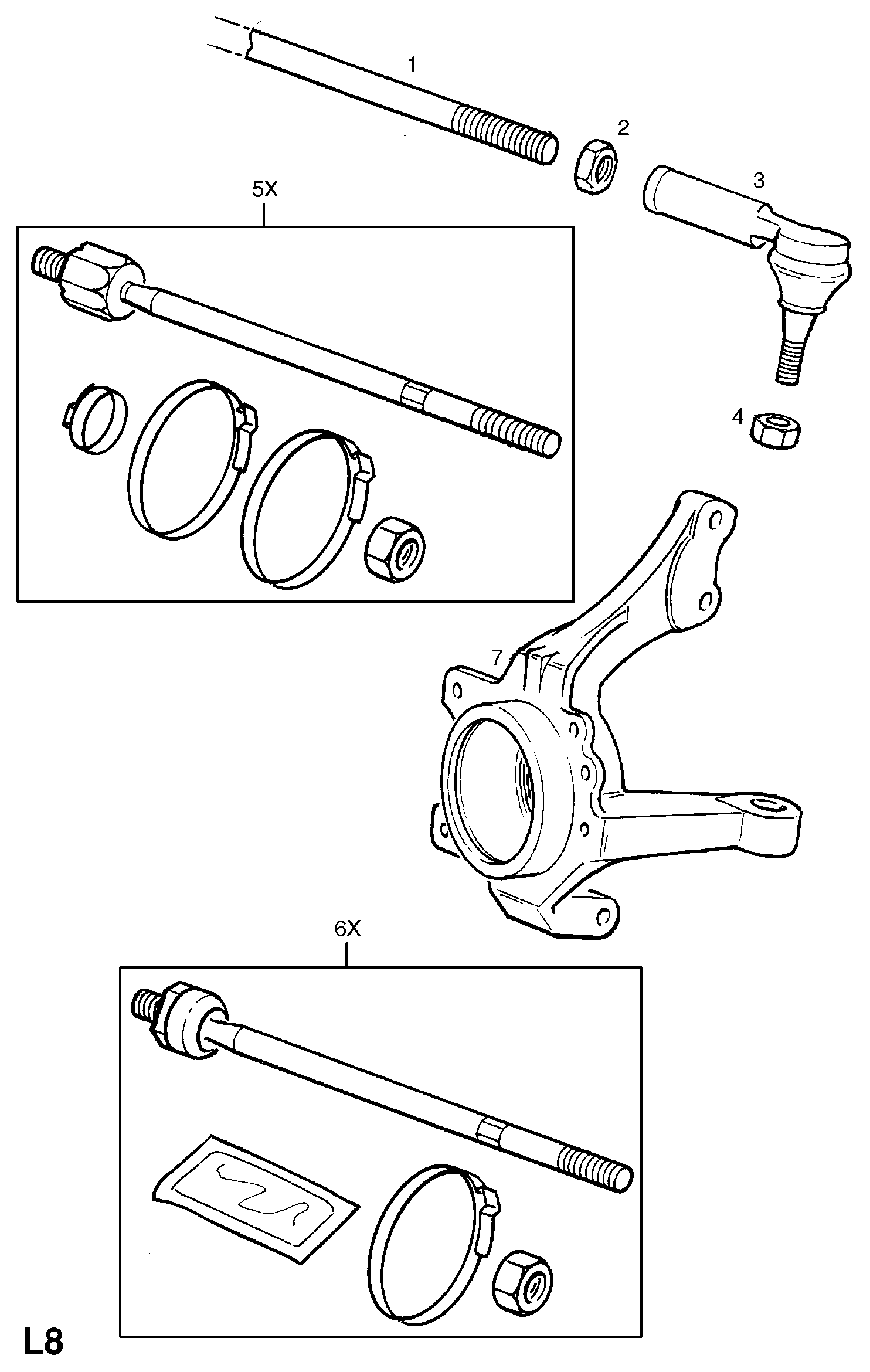 GM 1603199 - Articulatie axiala, cap de bara allinparts.ro