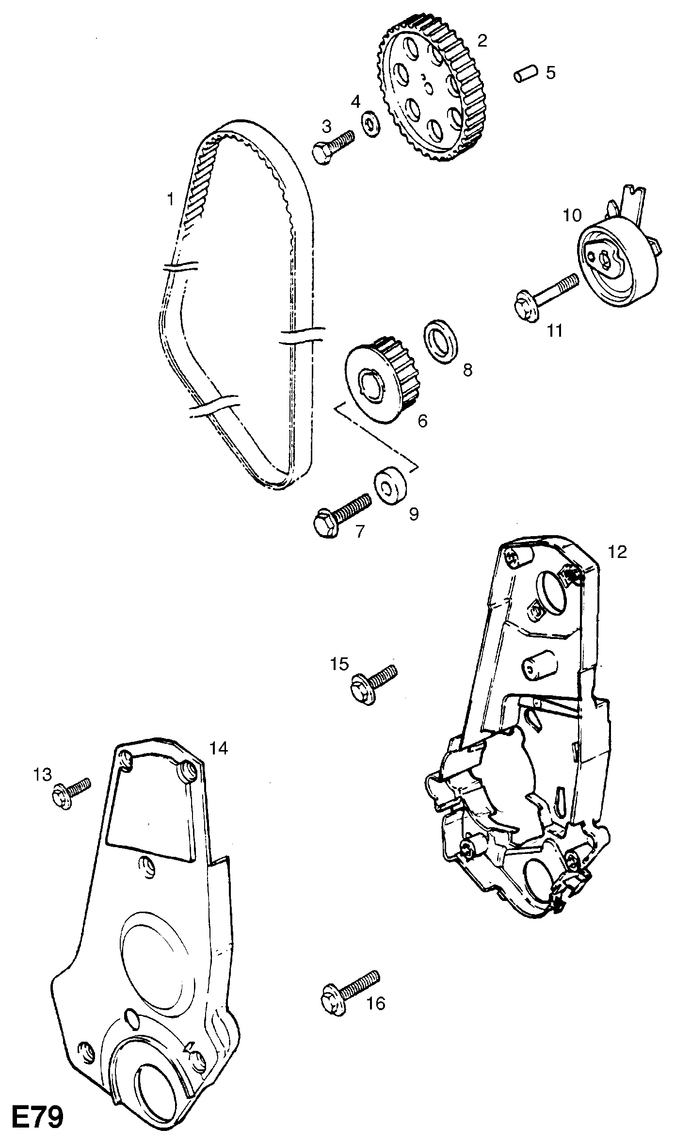 PSA 638492 - Capac, curea dintata allinparts.ro