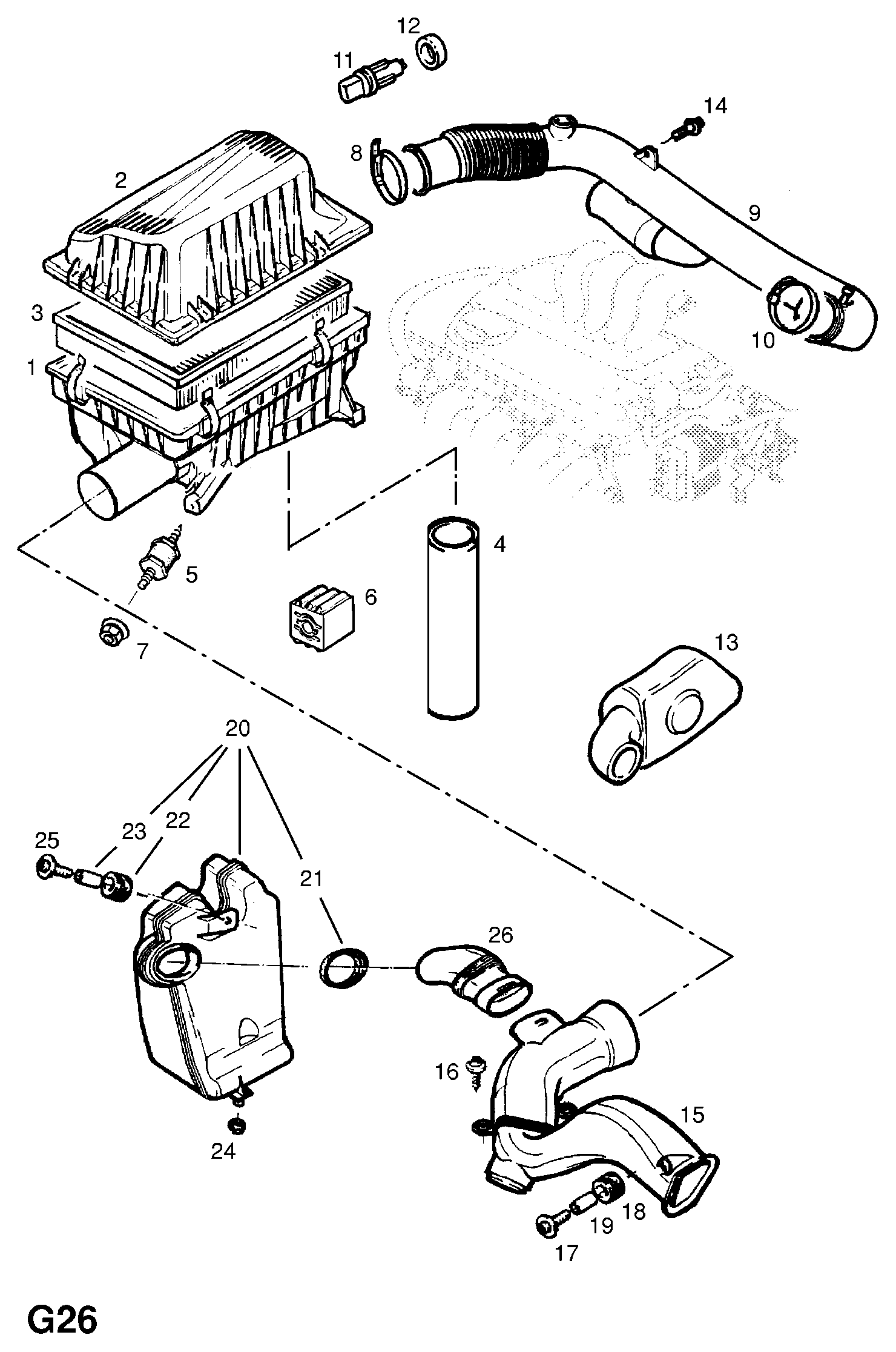GM 8 35 615 - Filtru aer allinparts.ro