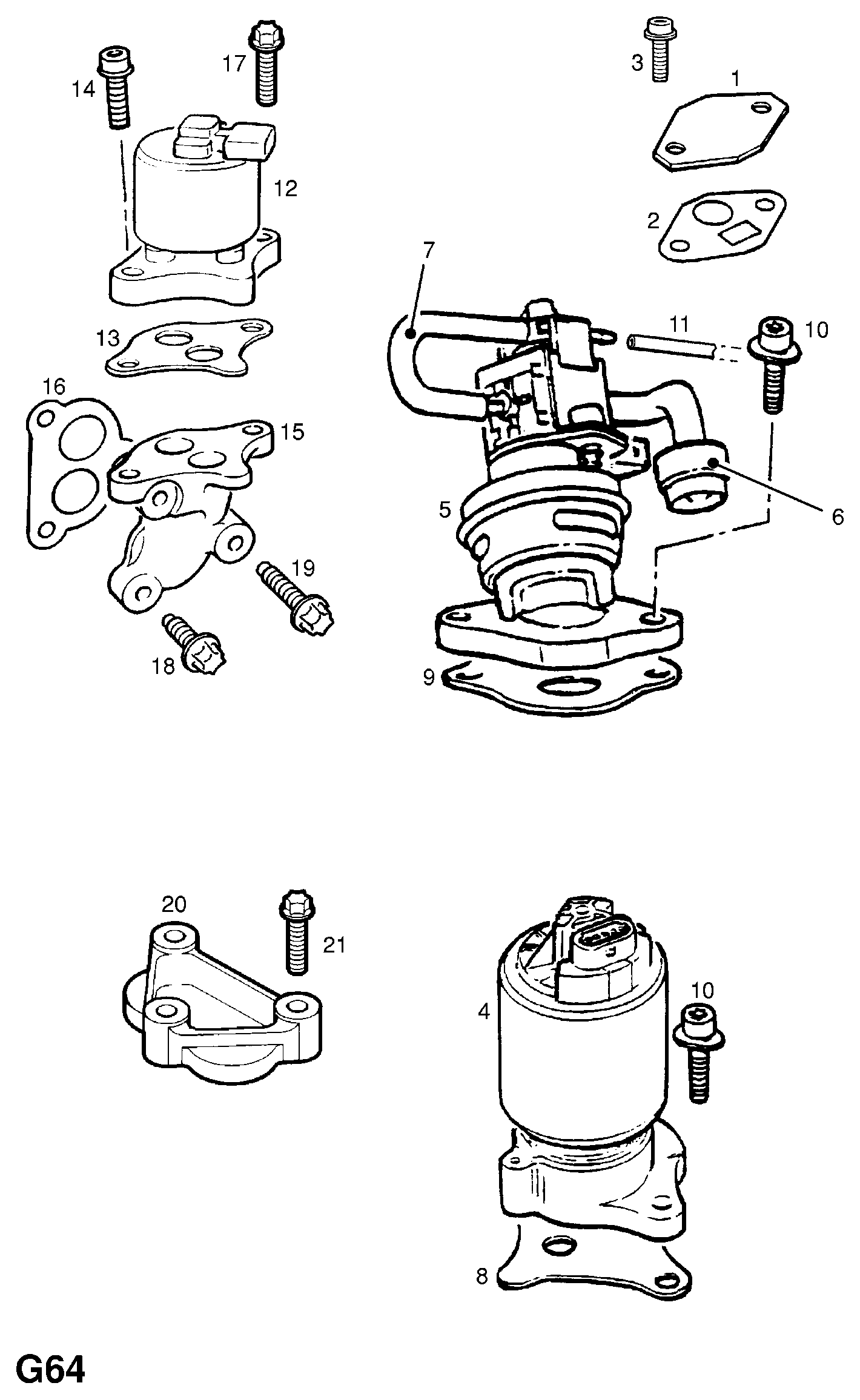 PSA 8 51 038 - Supapa EGR allinparts.ro