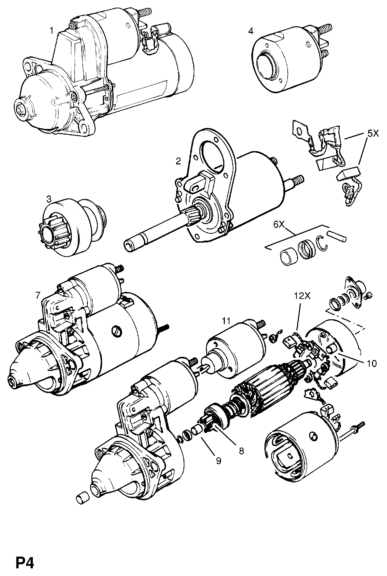 Bedford 12 02 127 - Starter allinparts.ro