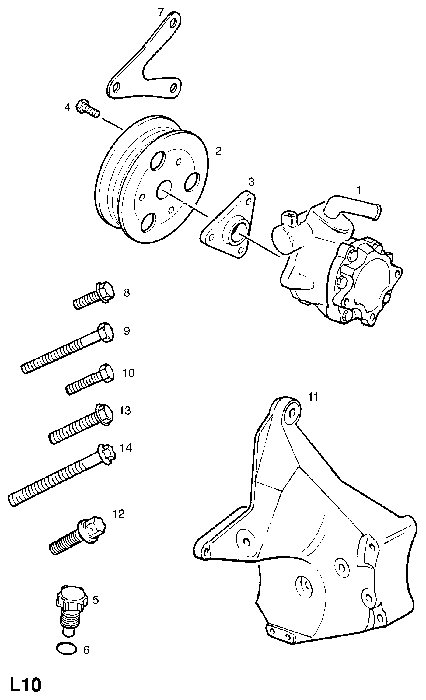 PSA 59 48 012 - Pompa hidraulica, sistem de directie allinparts.ro