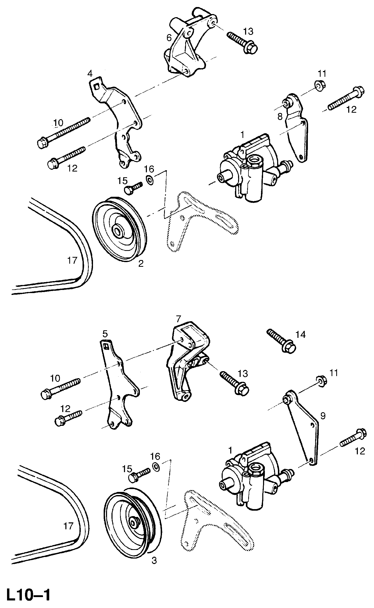 GM 948070 - Pompa hidraulica, sistem de directie allinparts.ro