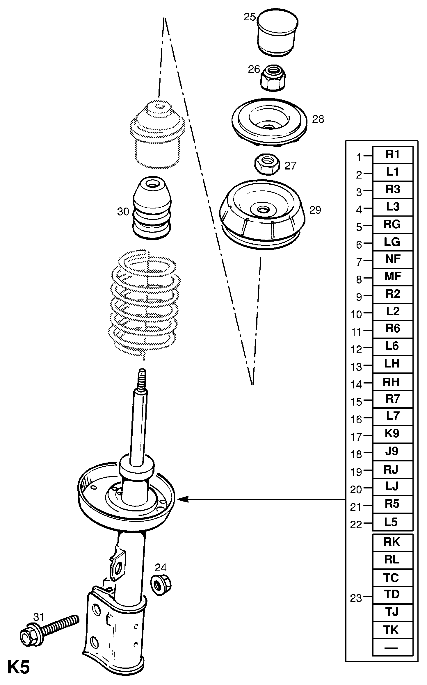 PSA 344 005 - Amortizor allinparts.ro