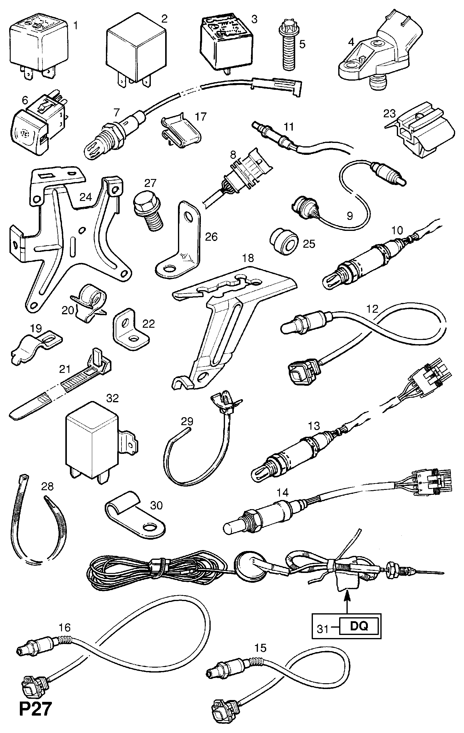 RENAULT 8 55 305 - Sonda Lambda allinparts.ro