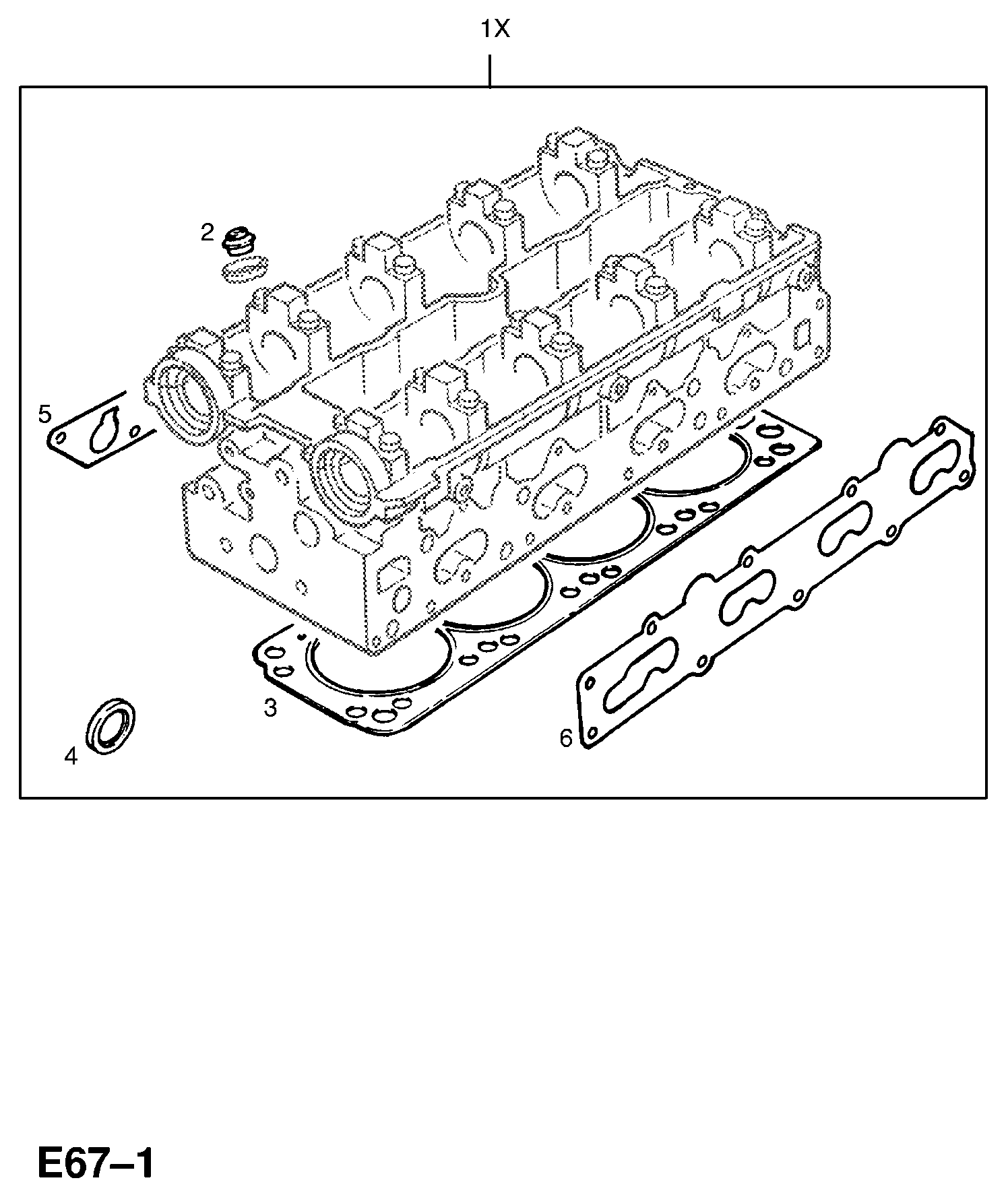 GM 6 42 542 - Etansare, supape allinparts.ro
