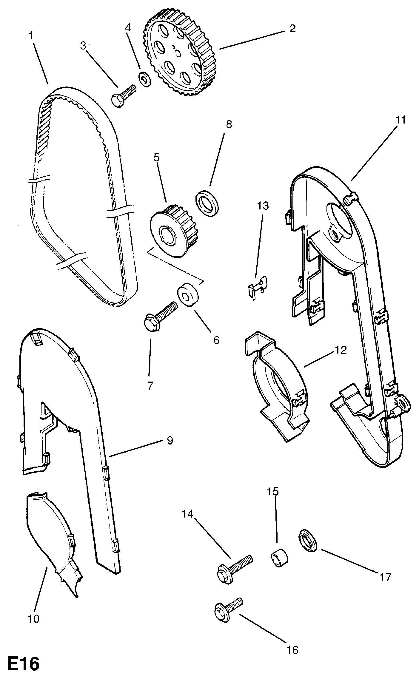 PSA 63 65 60 - Curea de distributie allinparts.ro