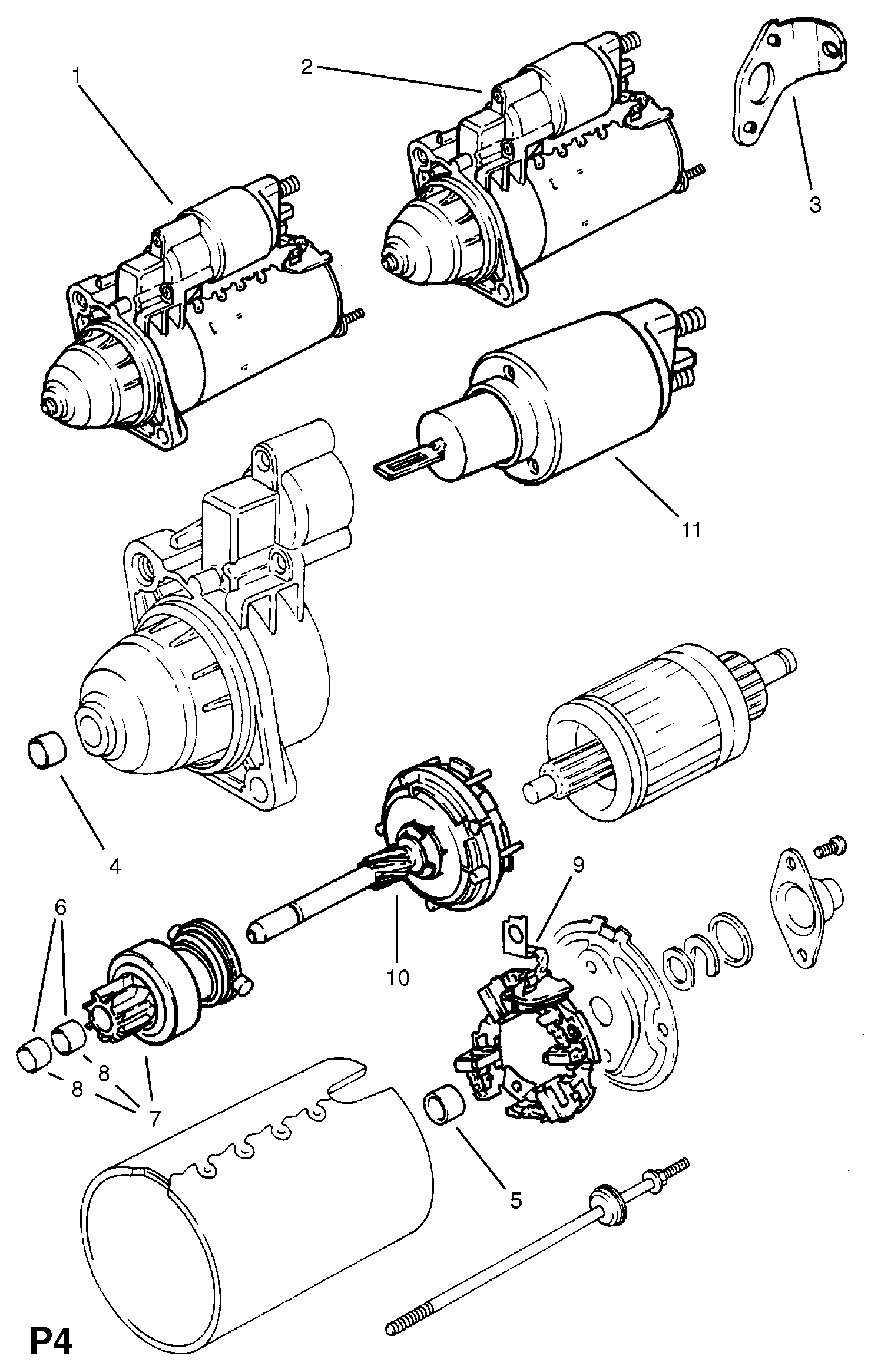 PSA 12 02 000 - Starter allinparts.ro