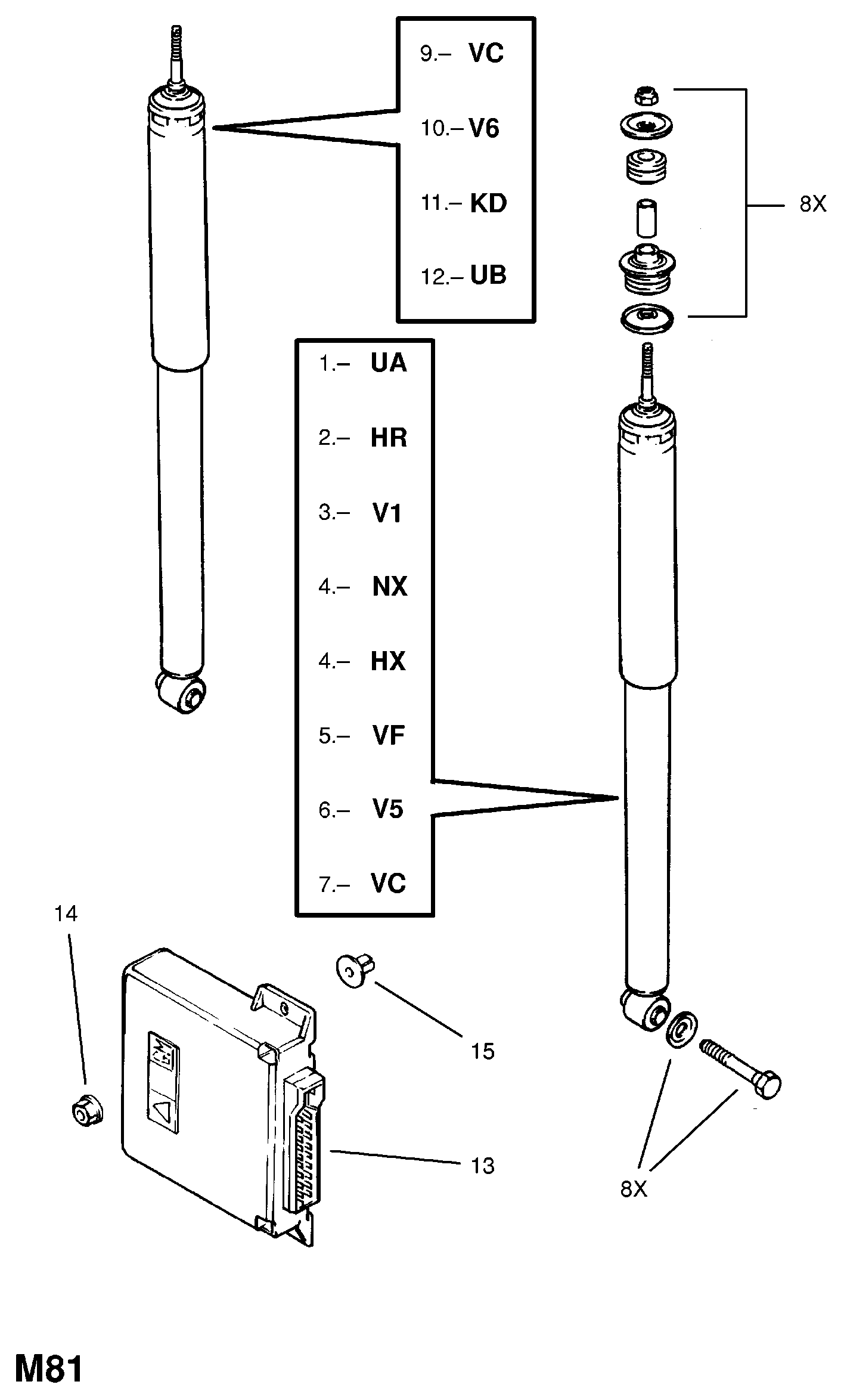 GM 436062 - Amortizor allinparts.ro