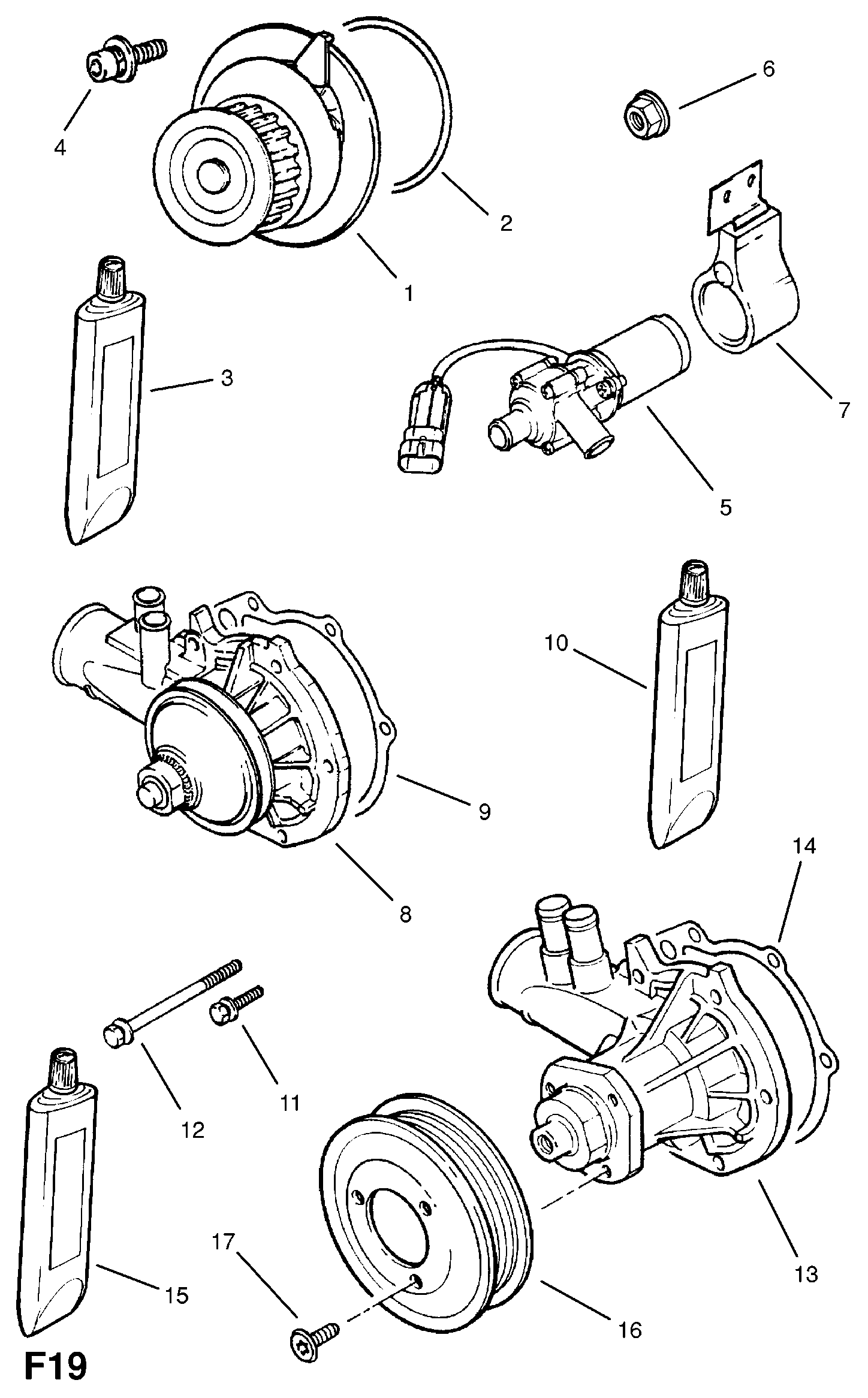 PSA 1334036 - Pompa apa allinparts.ro