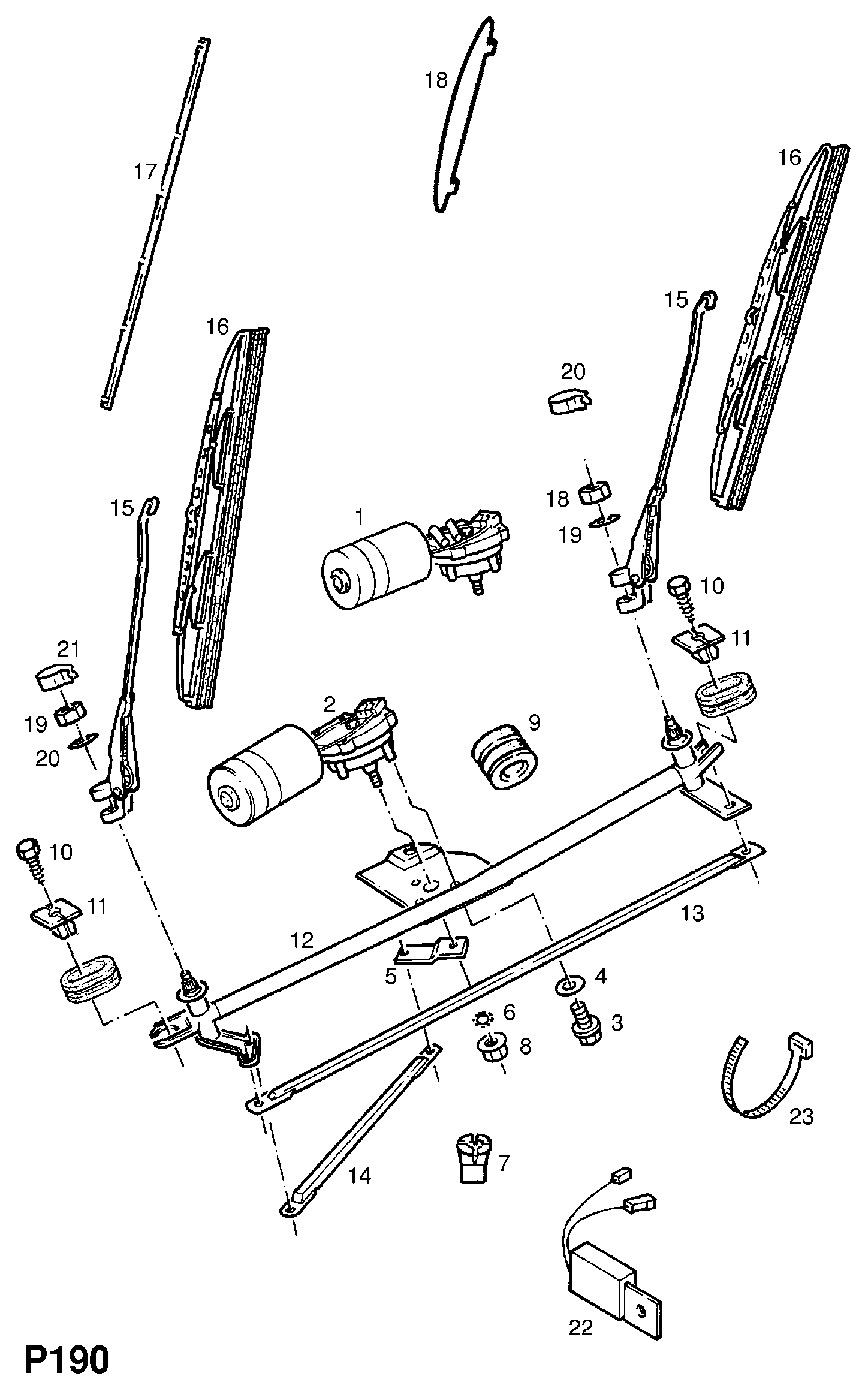 GM 12 72 208 - Lamela stergator allinparts.ro