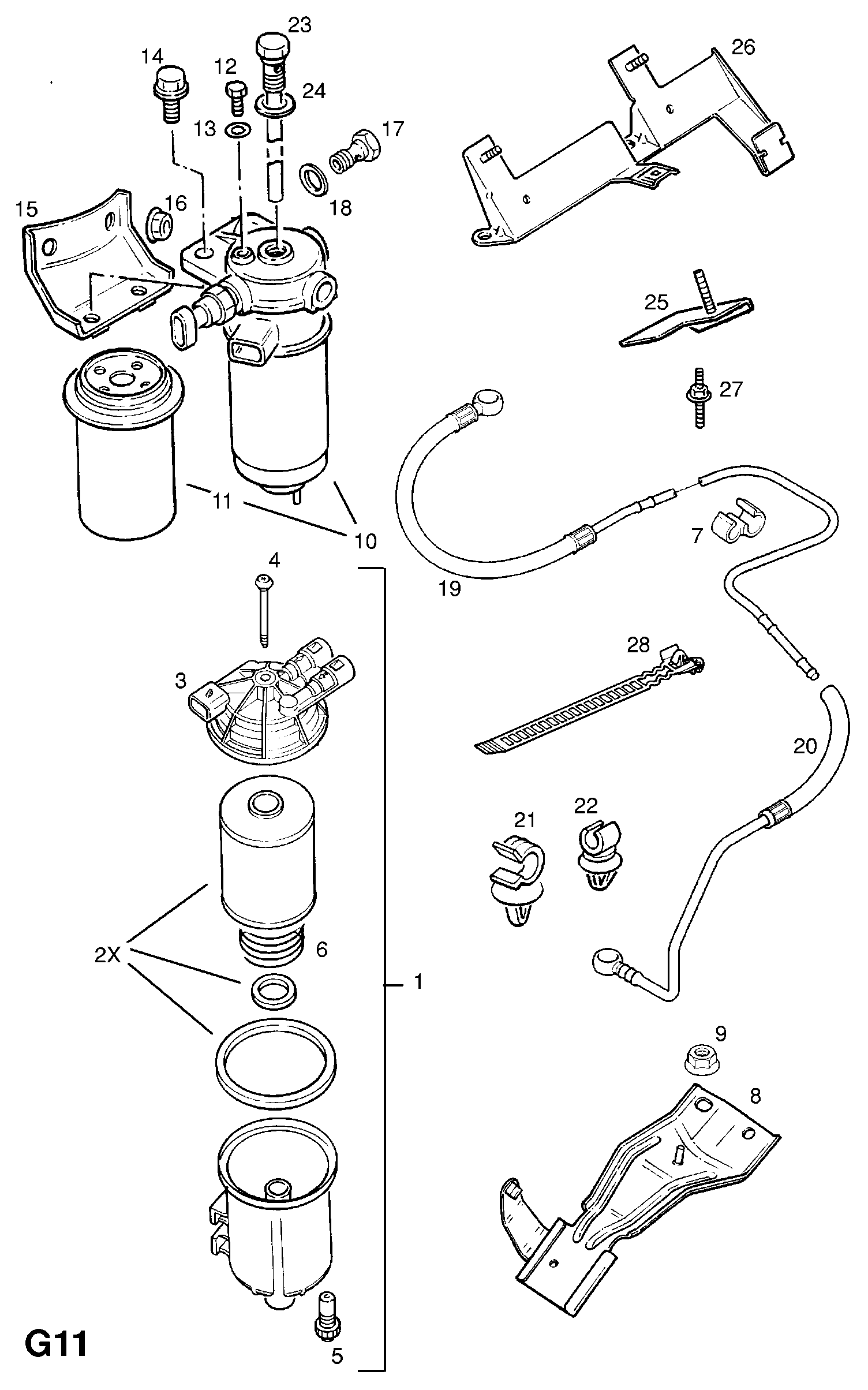 GM 813565 - Filtru combustibil allinparts.ro