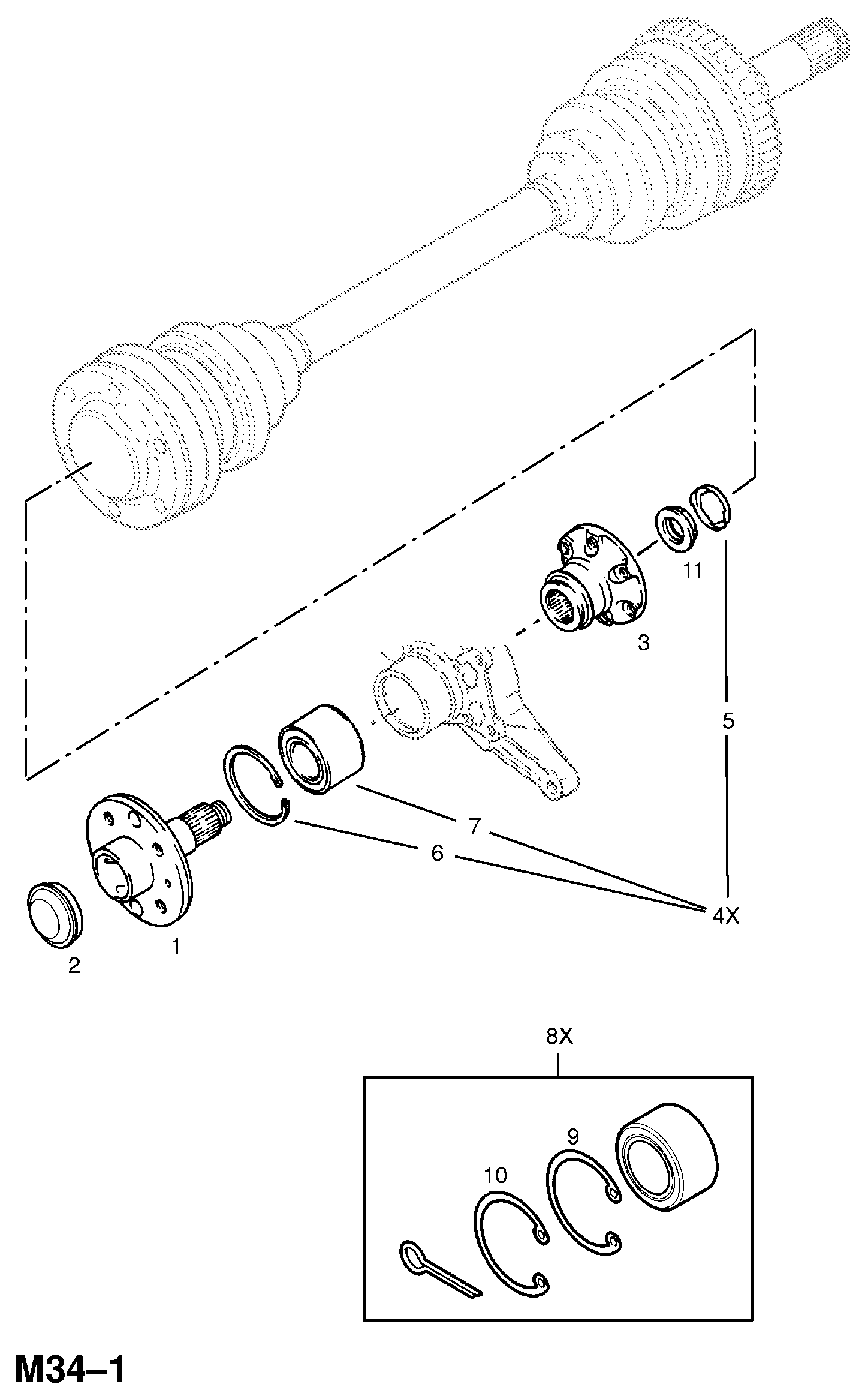 PSA 16 04 292 - Set rulment roata allinparts.ro