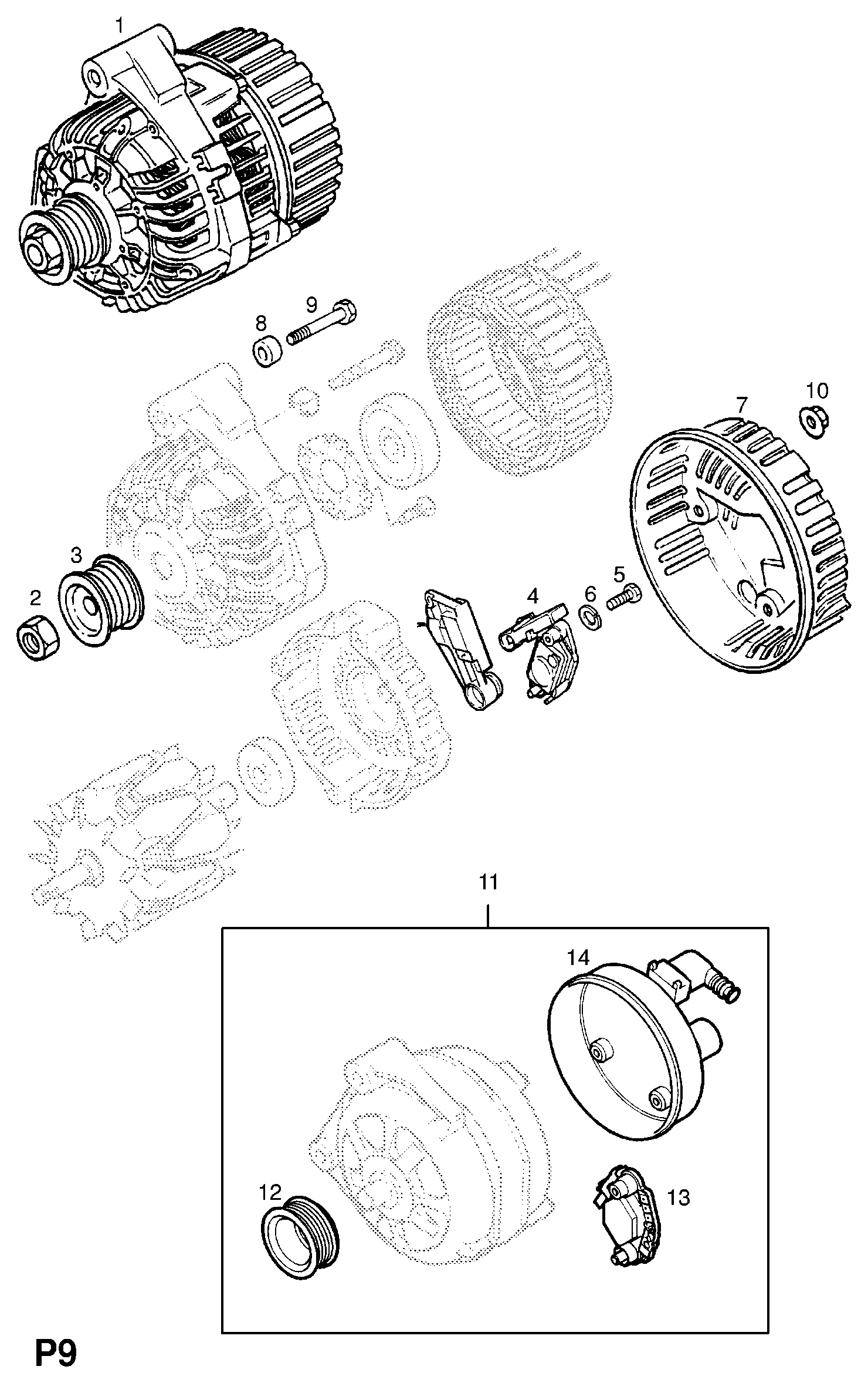 PSA 12 04 272 - Regulator, alternator allinparts.ro